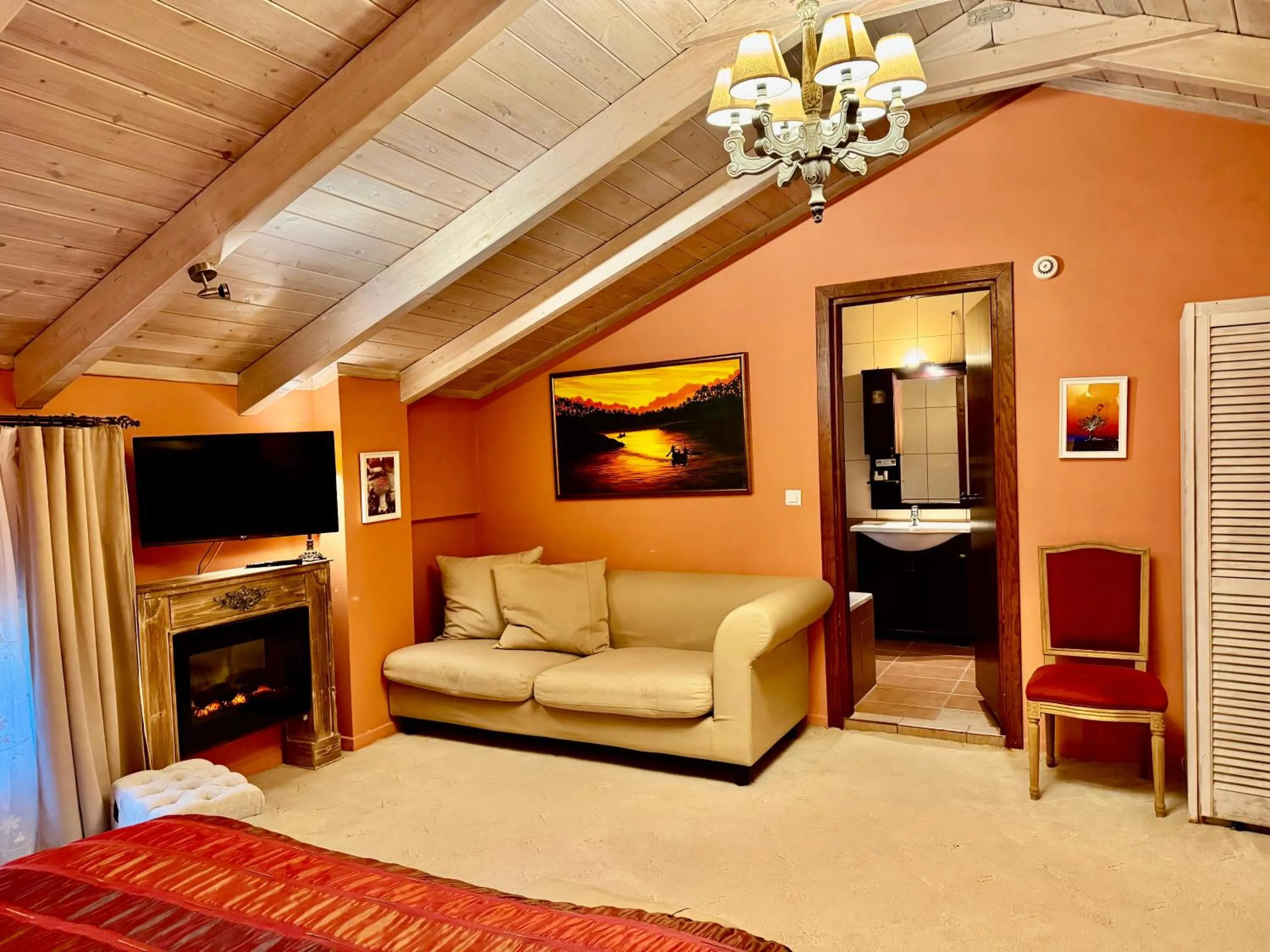 Living room in Boutique Hotel Skamnos Arachova