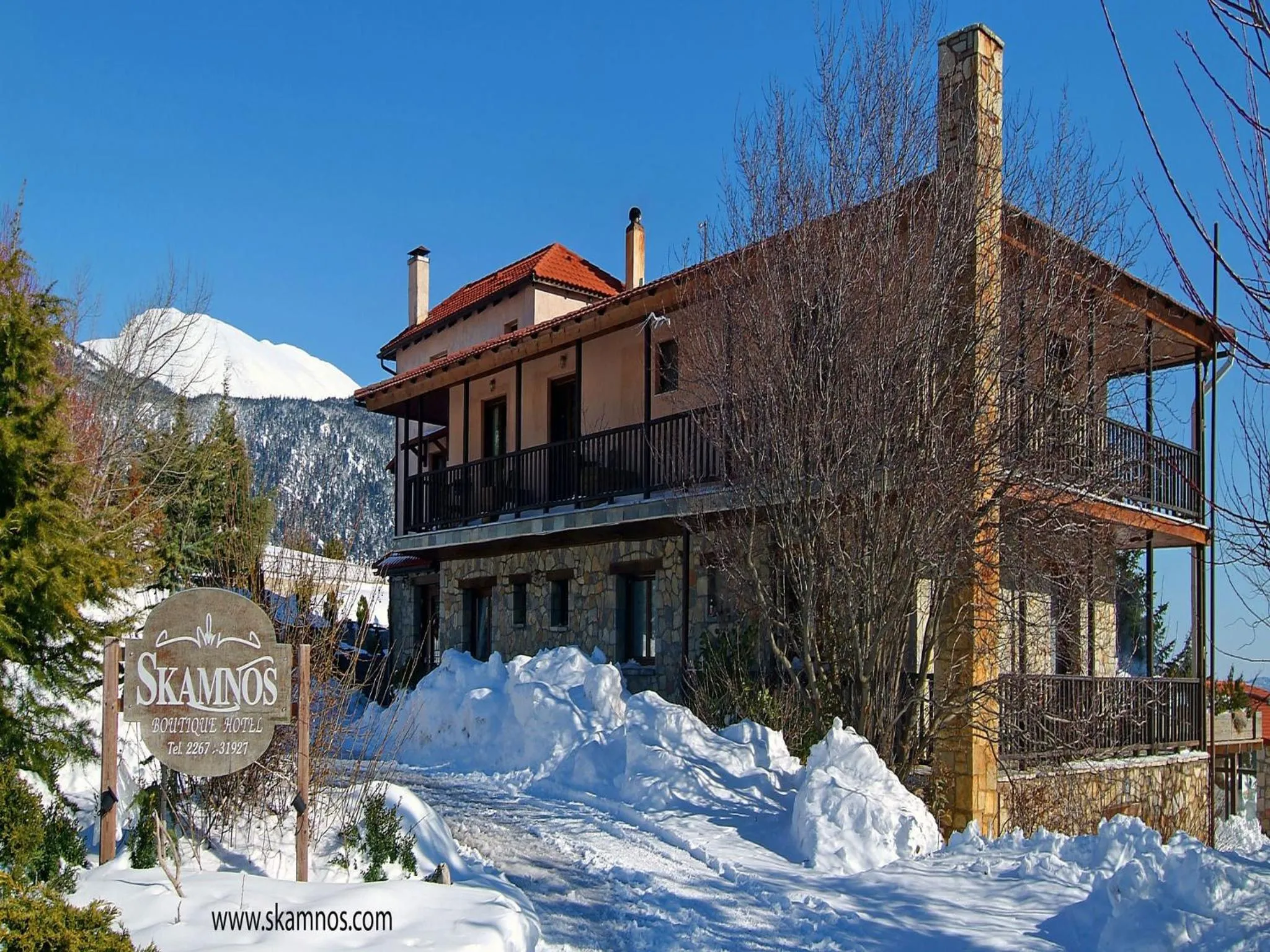 Facade/entrance in Boutique Hotel Skamnos Arachova