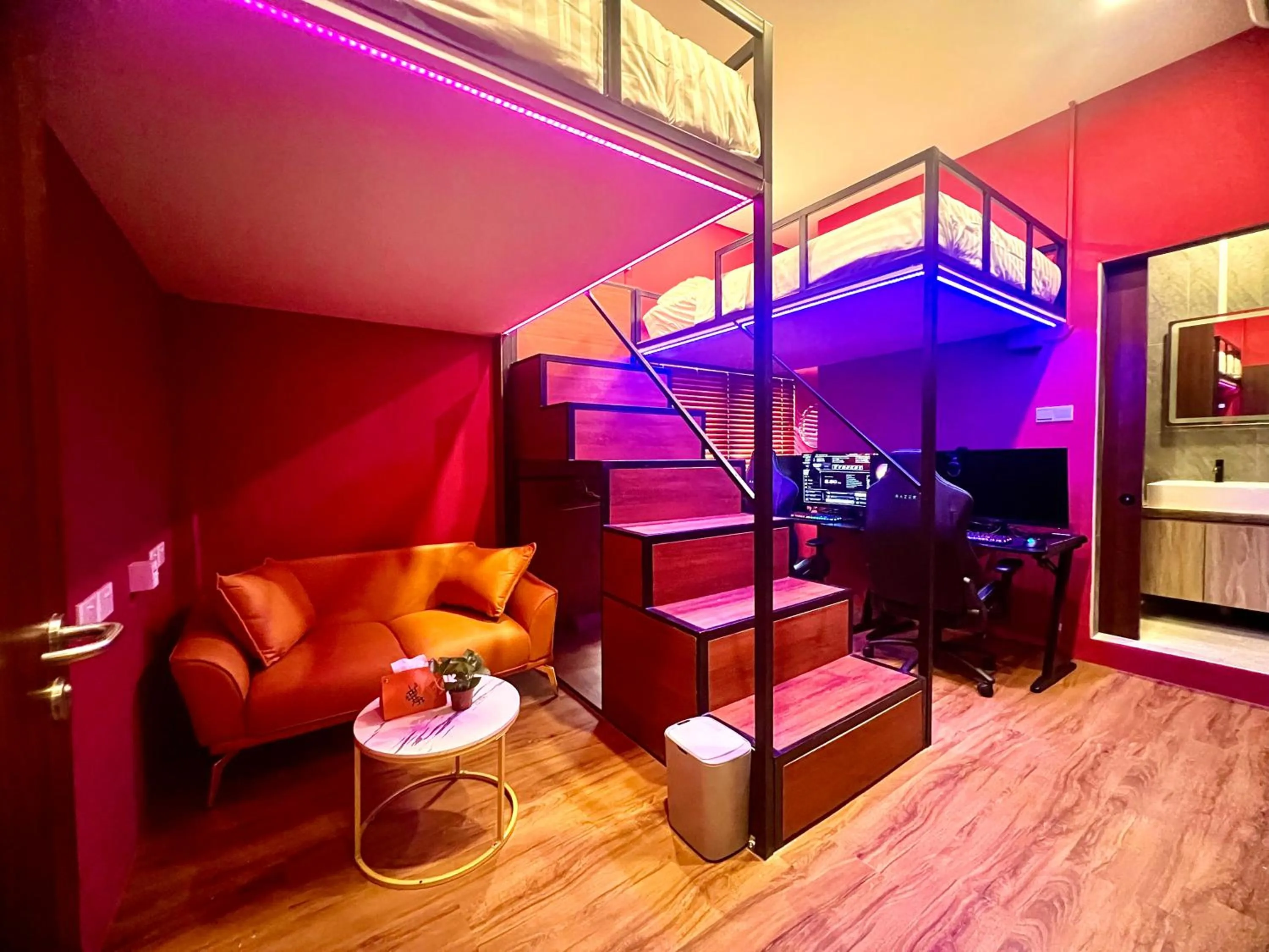 Photo of the whole room, Bed in Arena eSports Hotel @ Bugis Village