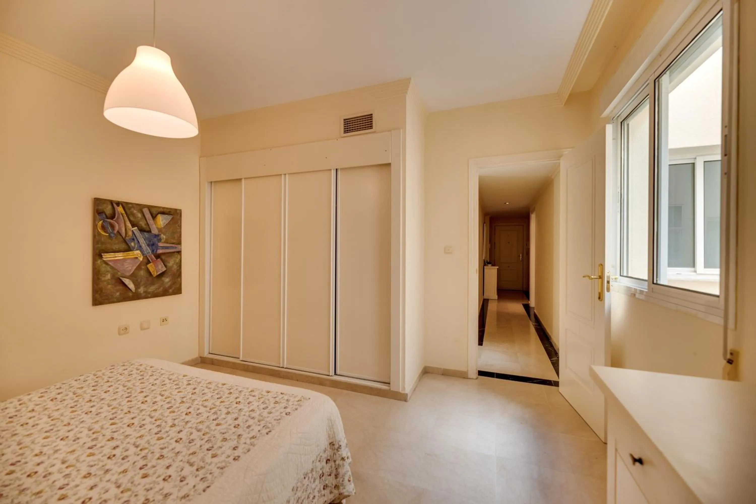 Living room, Bed in Apartamento Banana