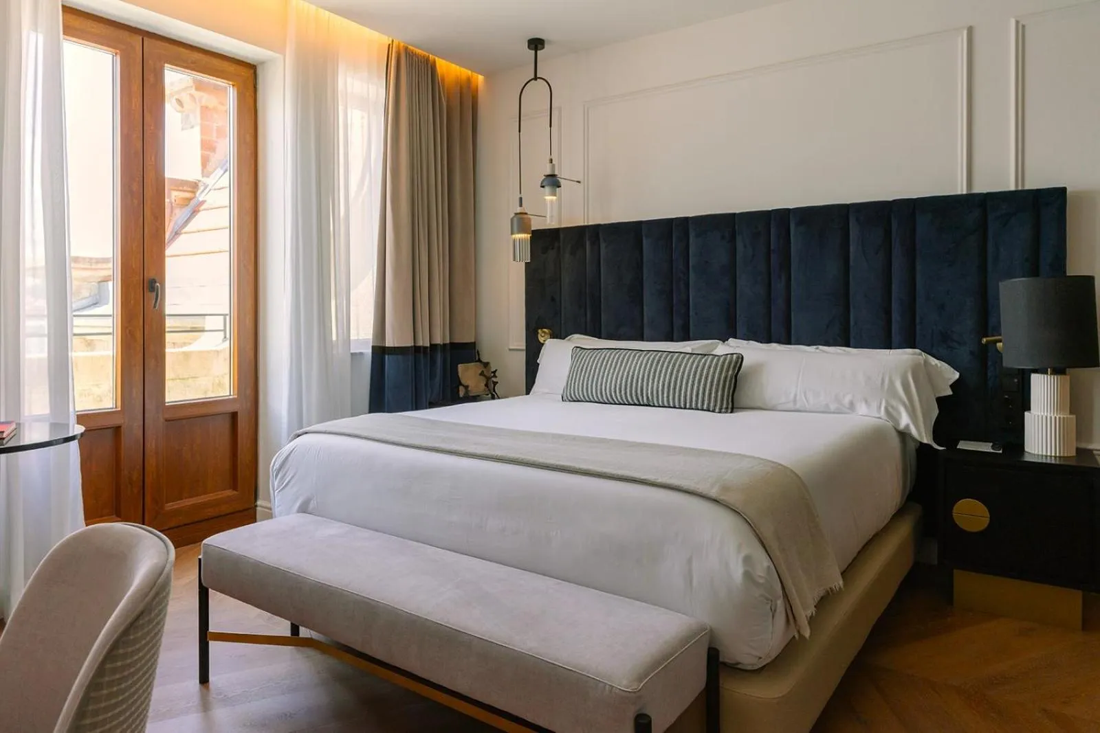 Photo of the whole room, Bed in Palacio Arriluce Hotel - The Leading Hotels of the World