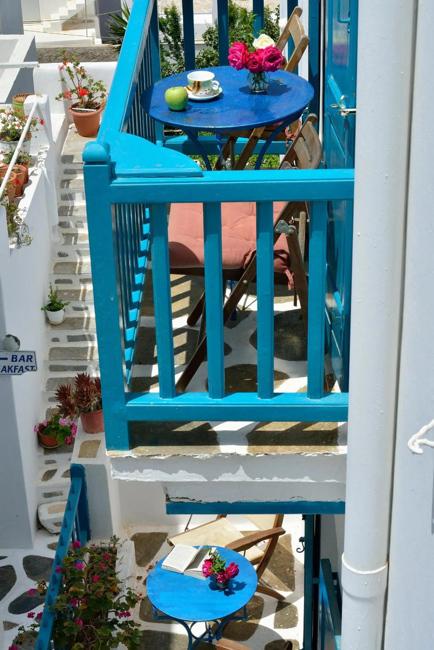 Patio in Hotel Nazos