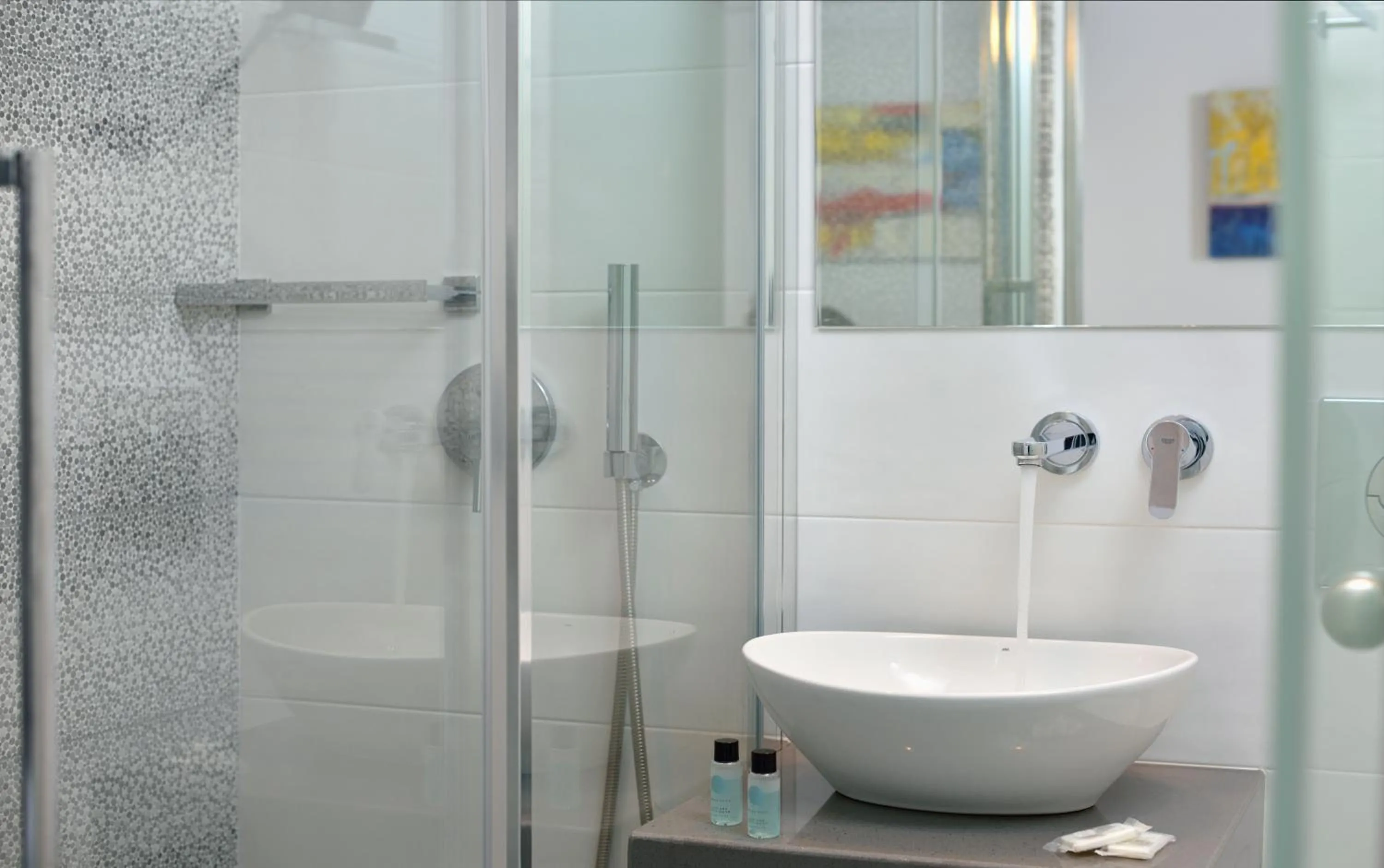 Bathroom in Hotel Nazos