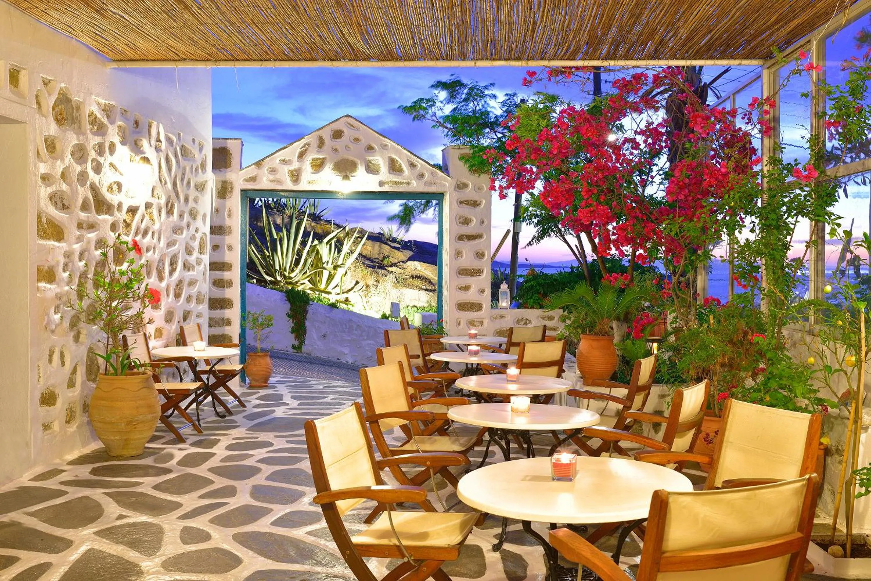 Balcony/Terrace in Hotel Nazos