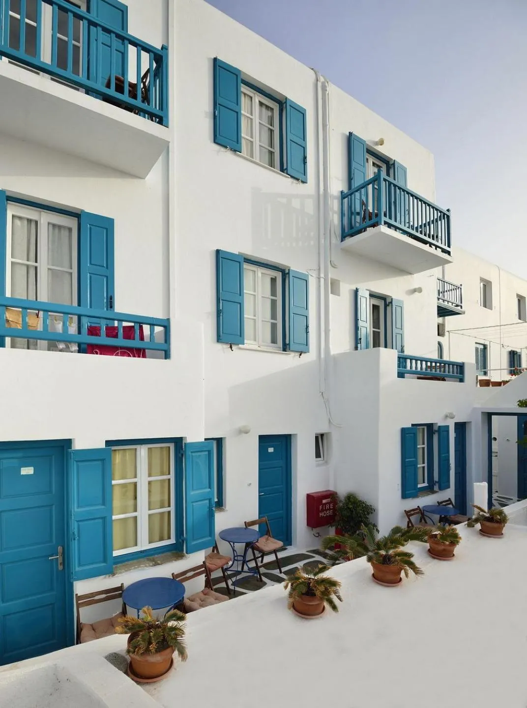 Balcony/Terrace in Hotel Nazos