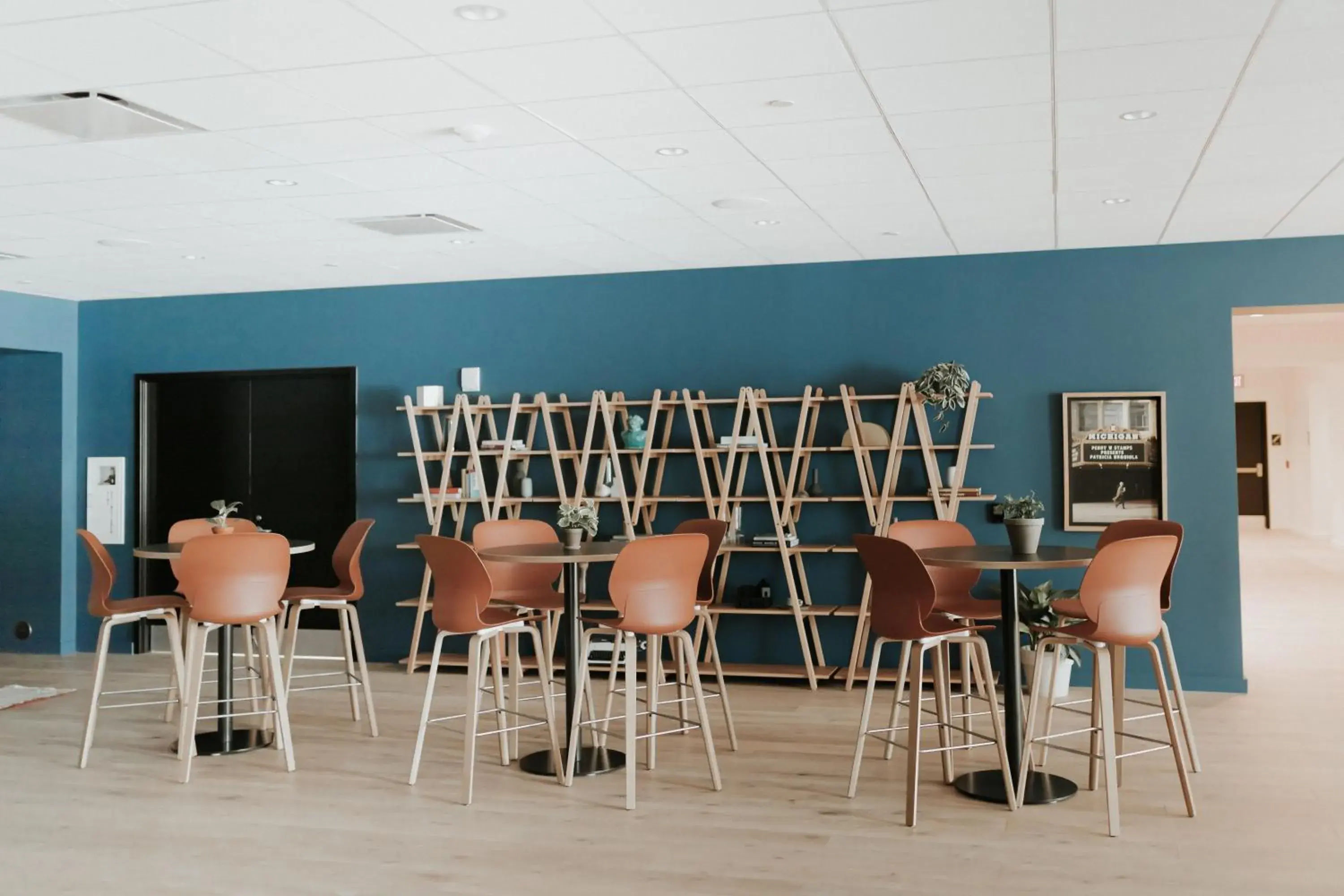 Lobby or reception in Haworth Hotel at Hope College Lobby or reception in Haworth Hotel at Hope College