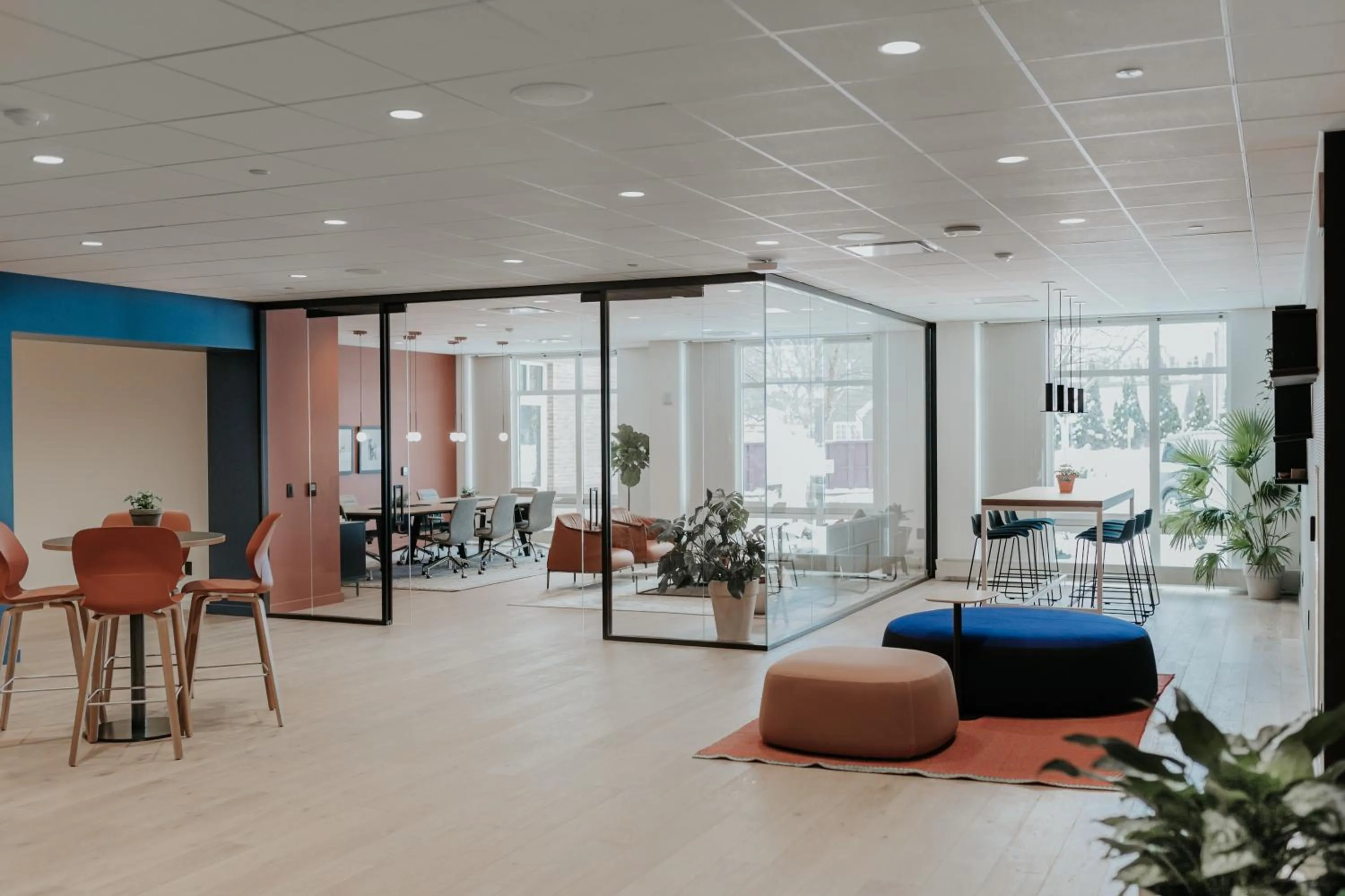 Lobby or reception in Haworth Hotel at Hope College