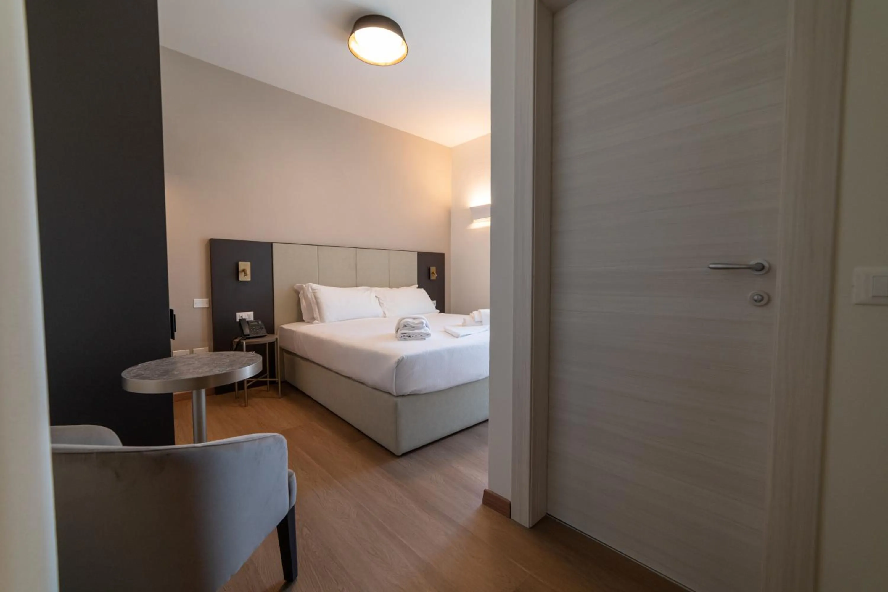 Bed in Hotel Arilica