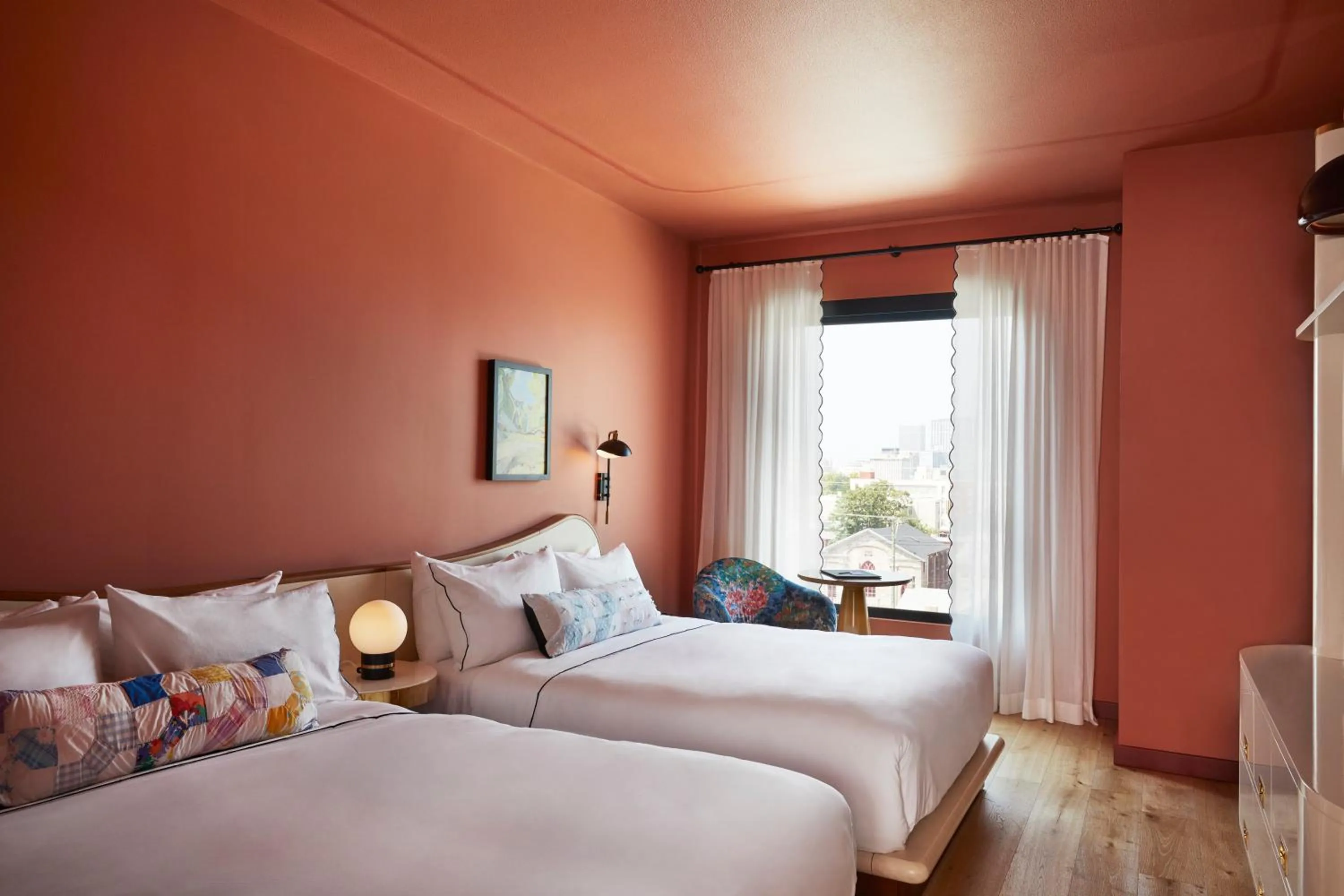 Bed in Hotel Genevieve, part of JdV by Hyatt