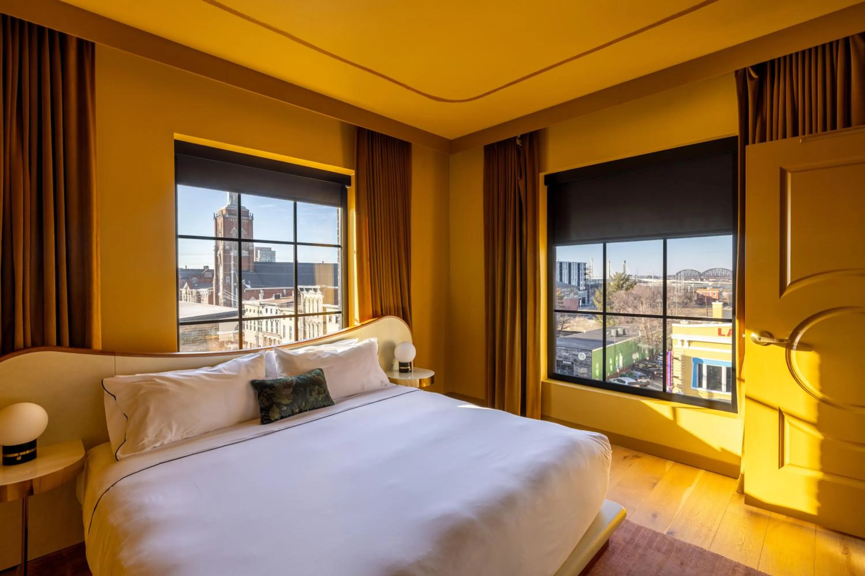 Bed in Hotel Genevieve, part of JdV by Hyatt