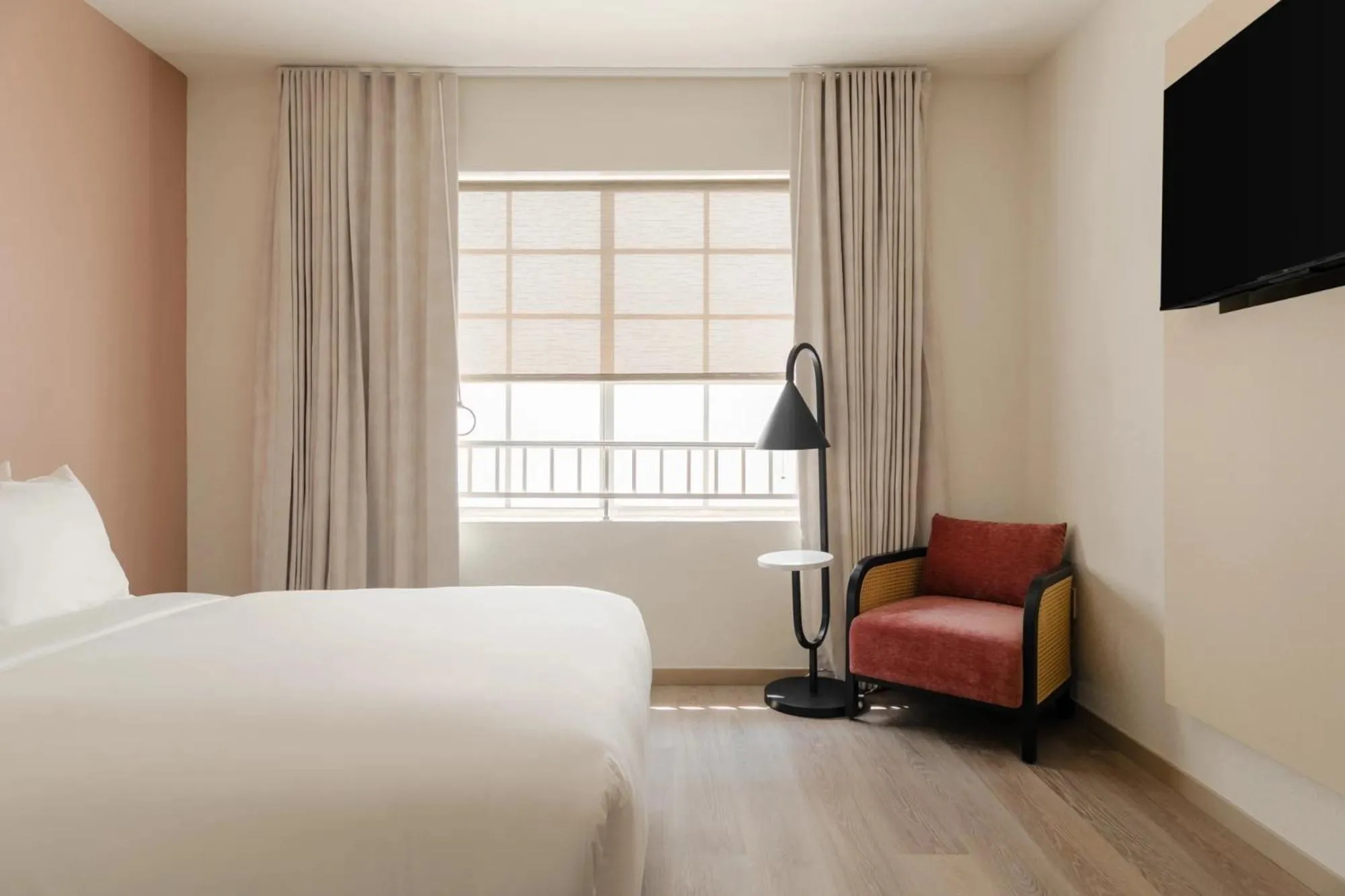 Bed in FOUND Hotel Miami Beach