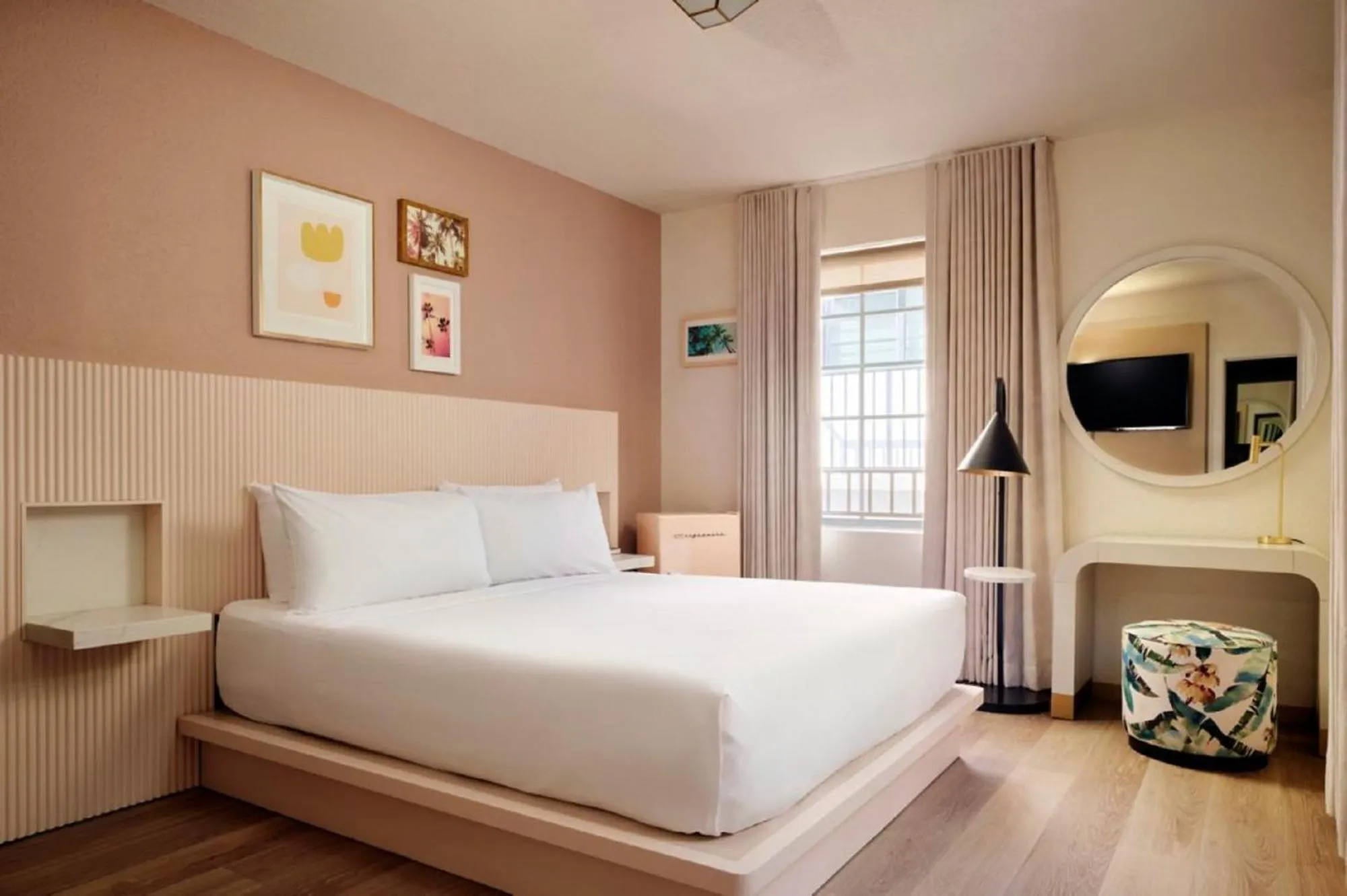 Bed in FOUND Hotel, Miami Beach, Series by Marriott