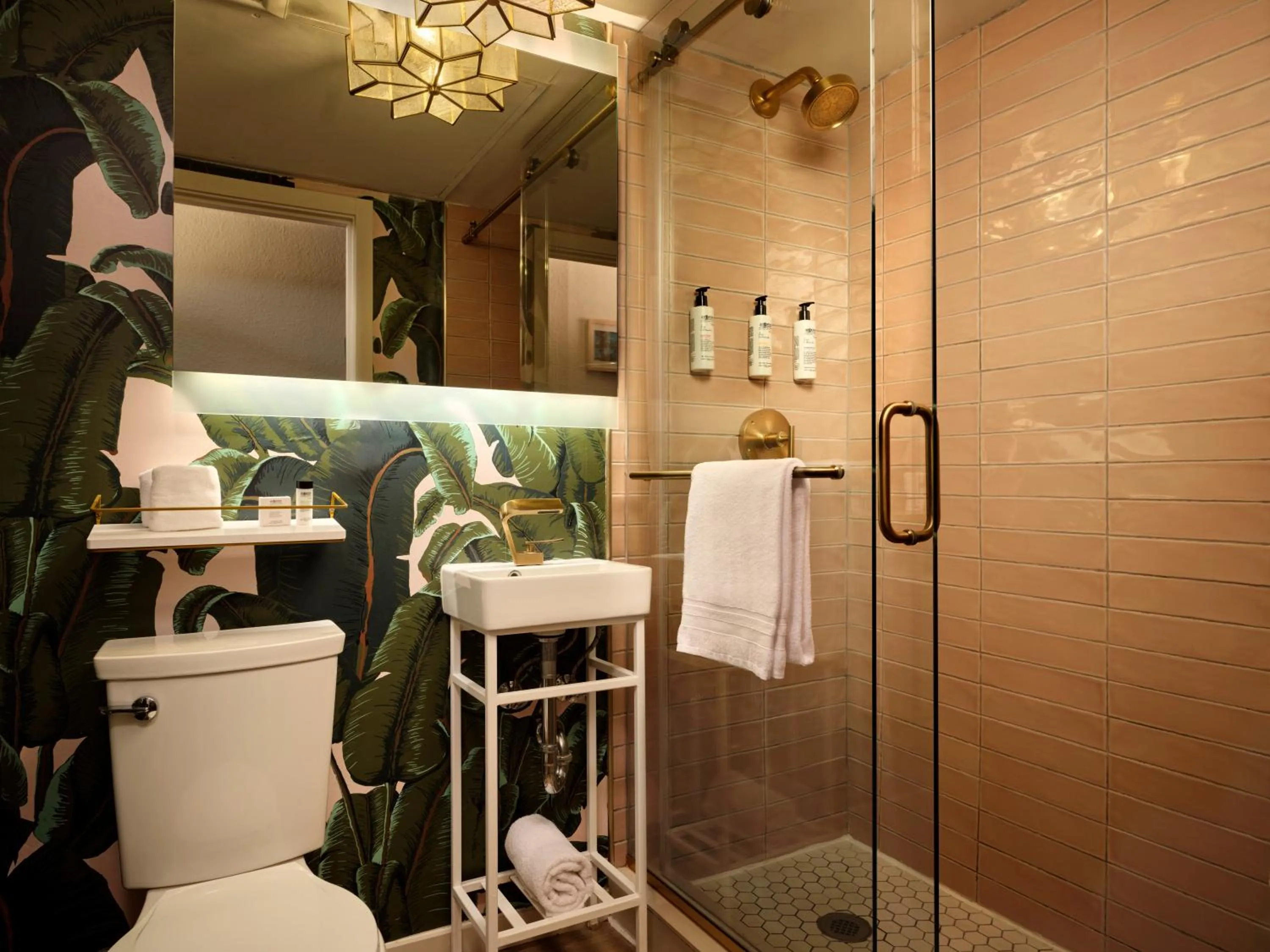 Bathroom in FOUND Hotels, Miami Beach, Series by Marriott