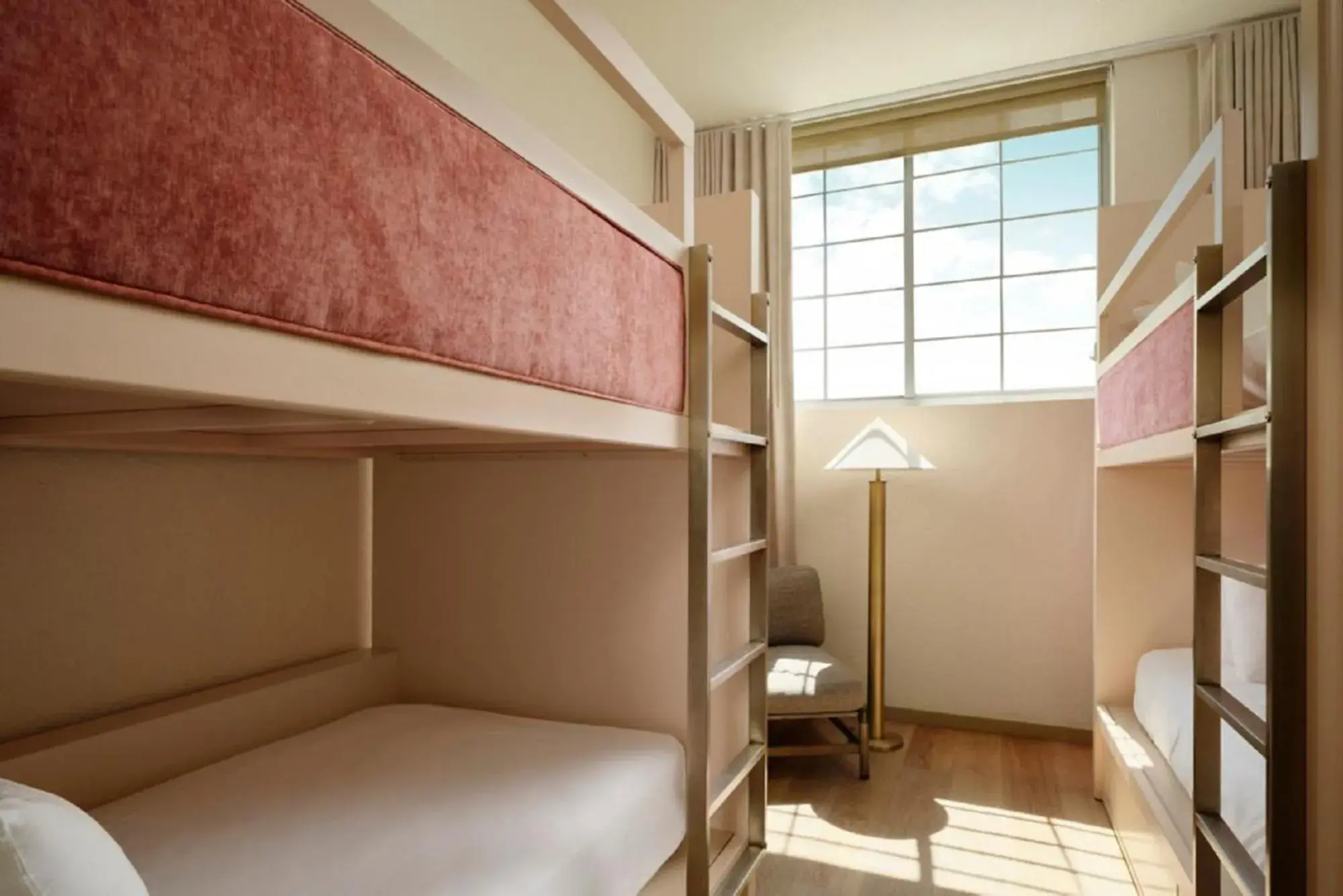 Double Bunk Room with Two Twin Bunk Beds in FOUND Hotel, Miami Beach, Series by Marriott Double Bunk Room with Two Twin Bunk Beds in FOUND Hotel, Miami Beach, Series by Marriott