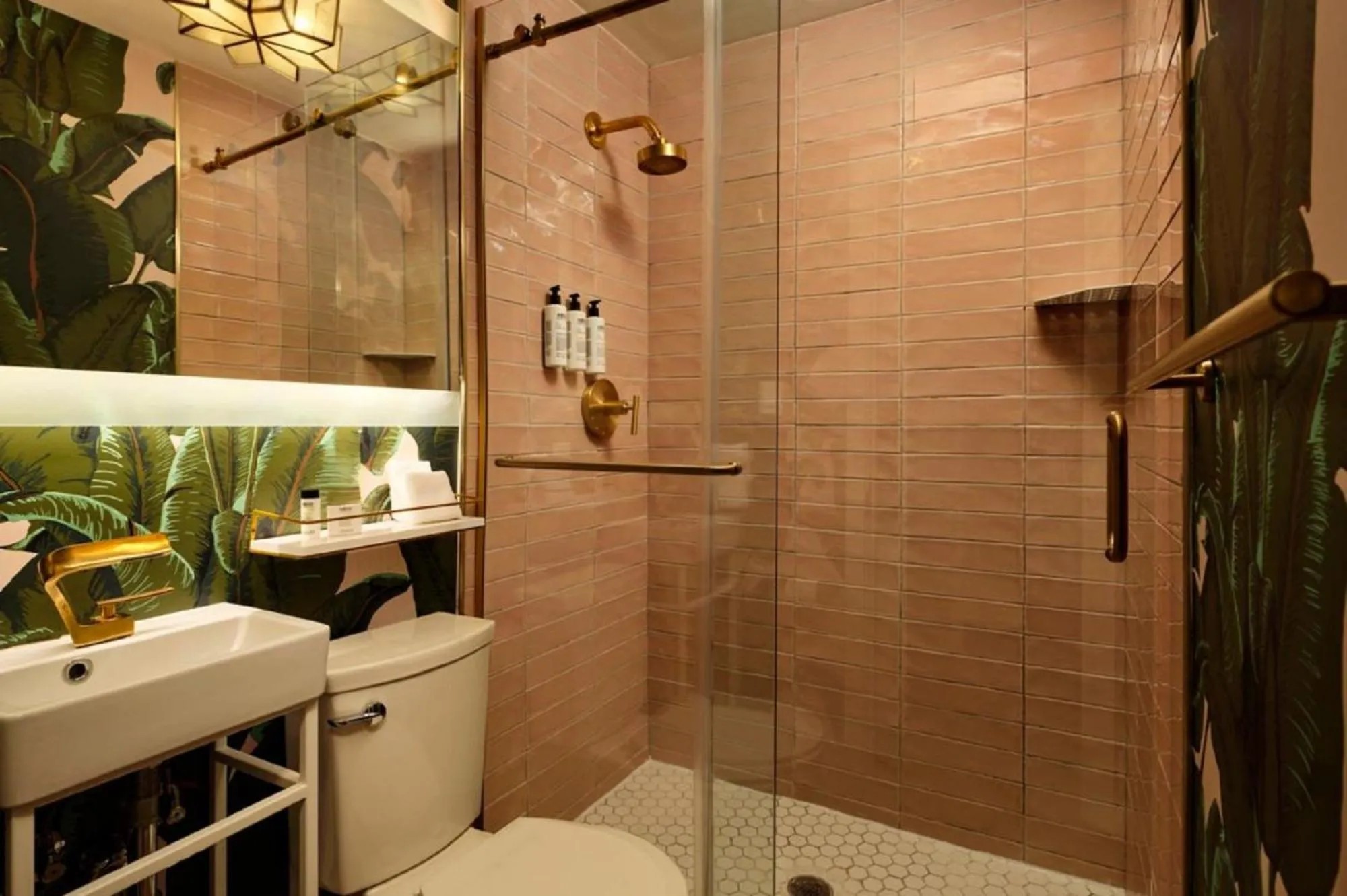 Shower in FOUND Hotel, Miami Beach, Series by Marriott