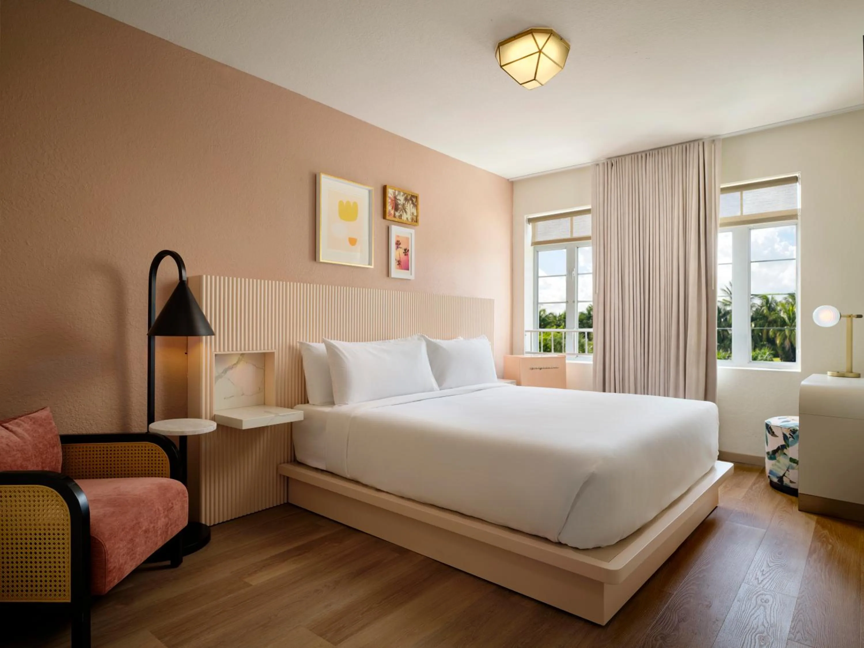 Bed in FOUND Hotels, Miami Beach, Series by Marriott