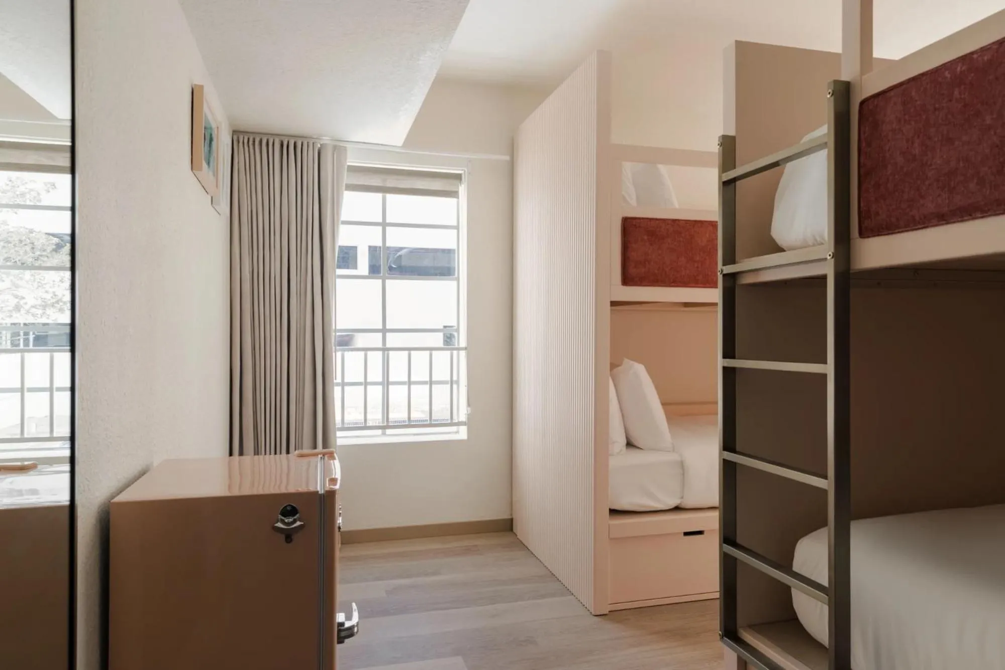 Bed in FOUND Hotel Miami Beach