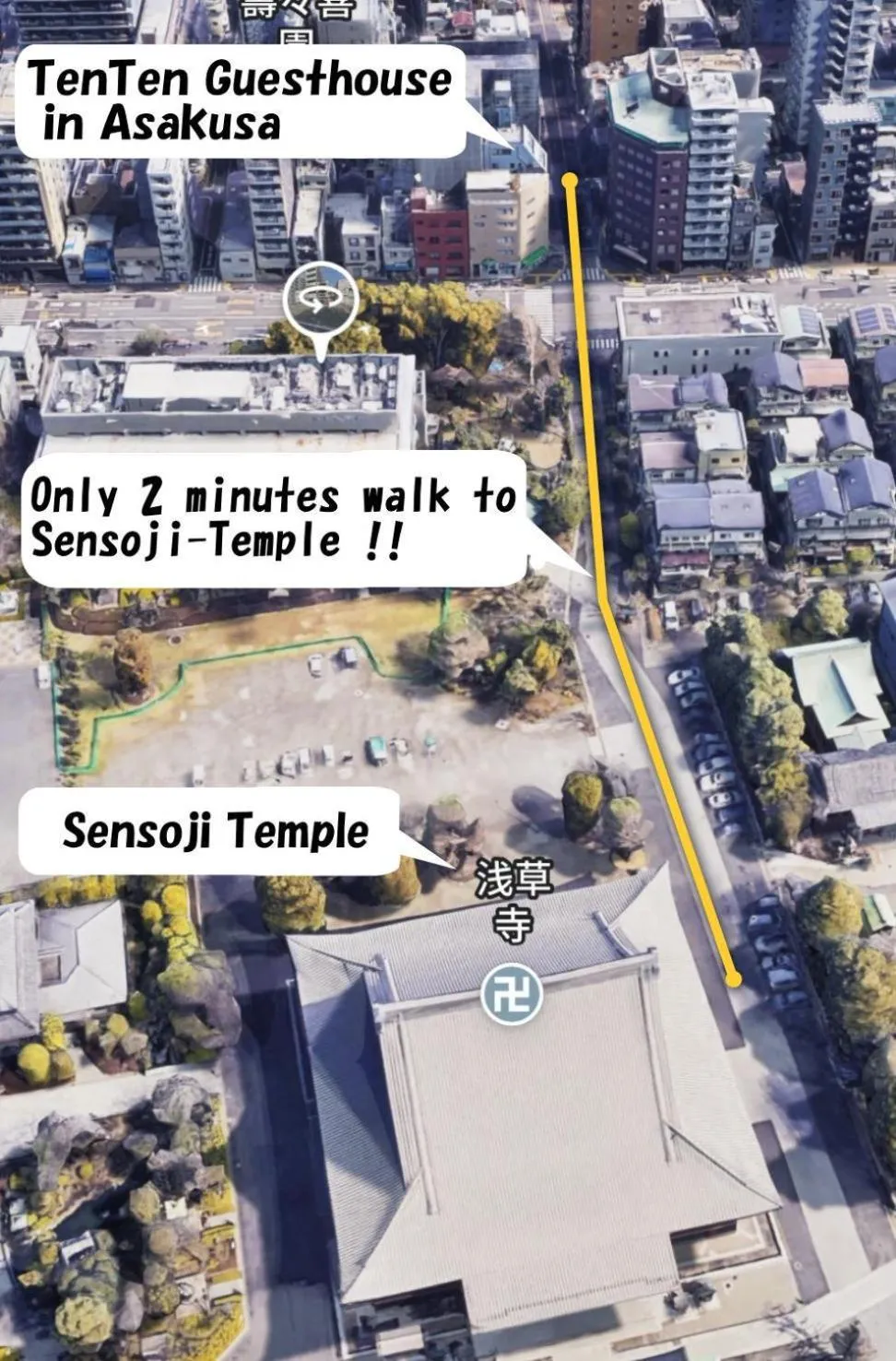 Property logo or sign in TenTen Guesthouse in Asakusa