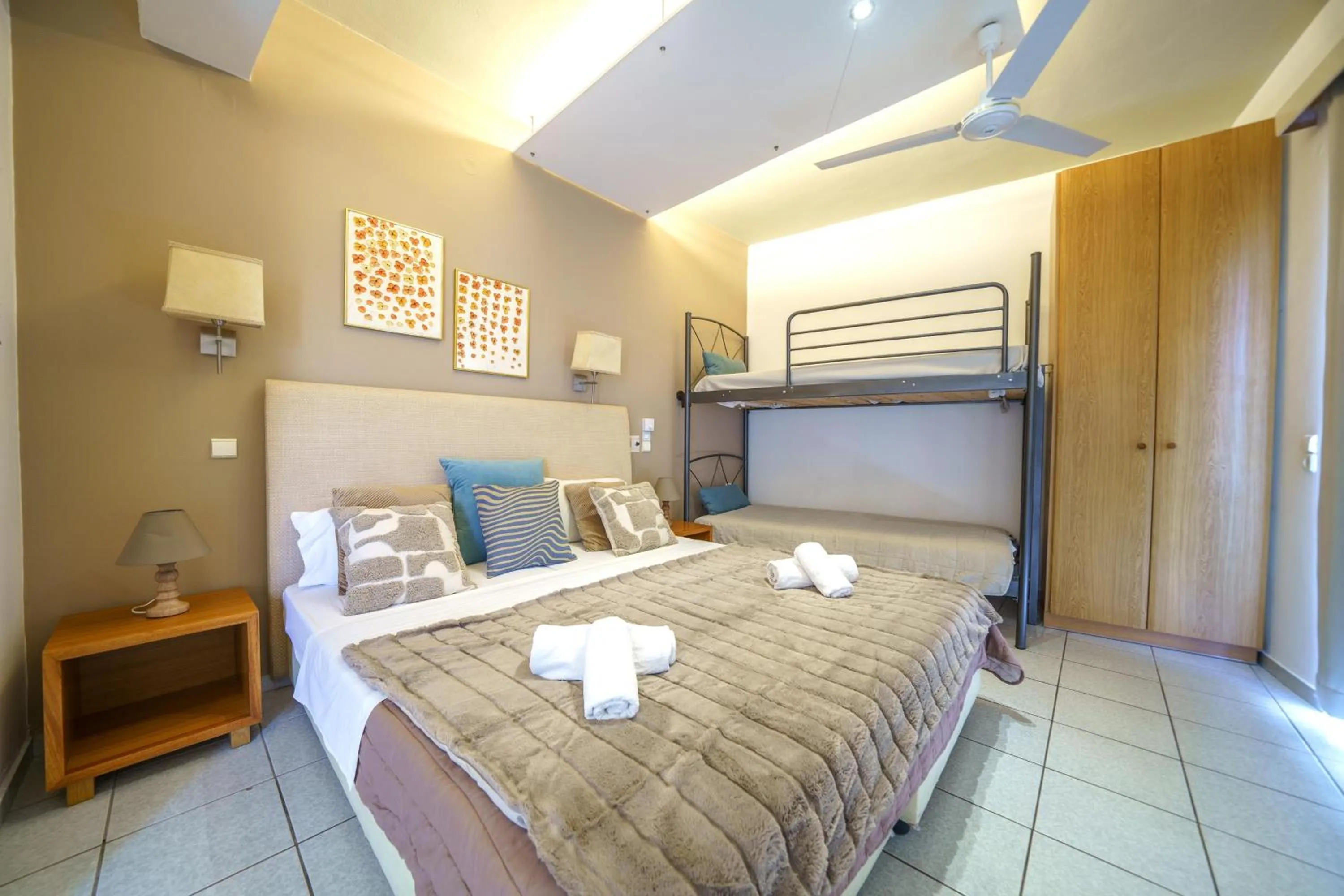 Bedroom, Bed in RODI BLUE apartments