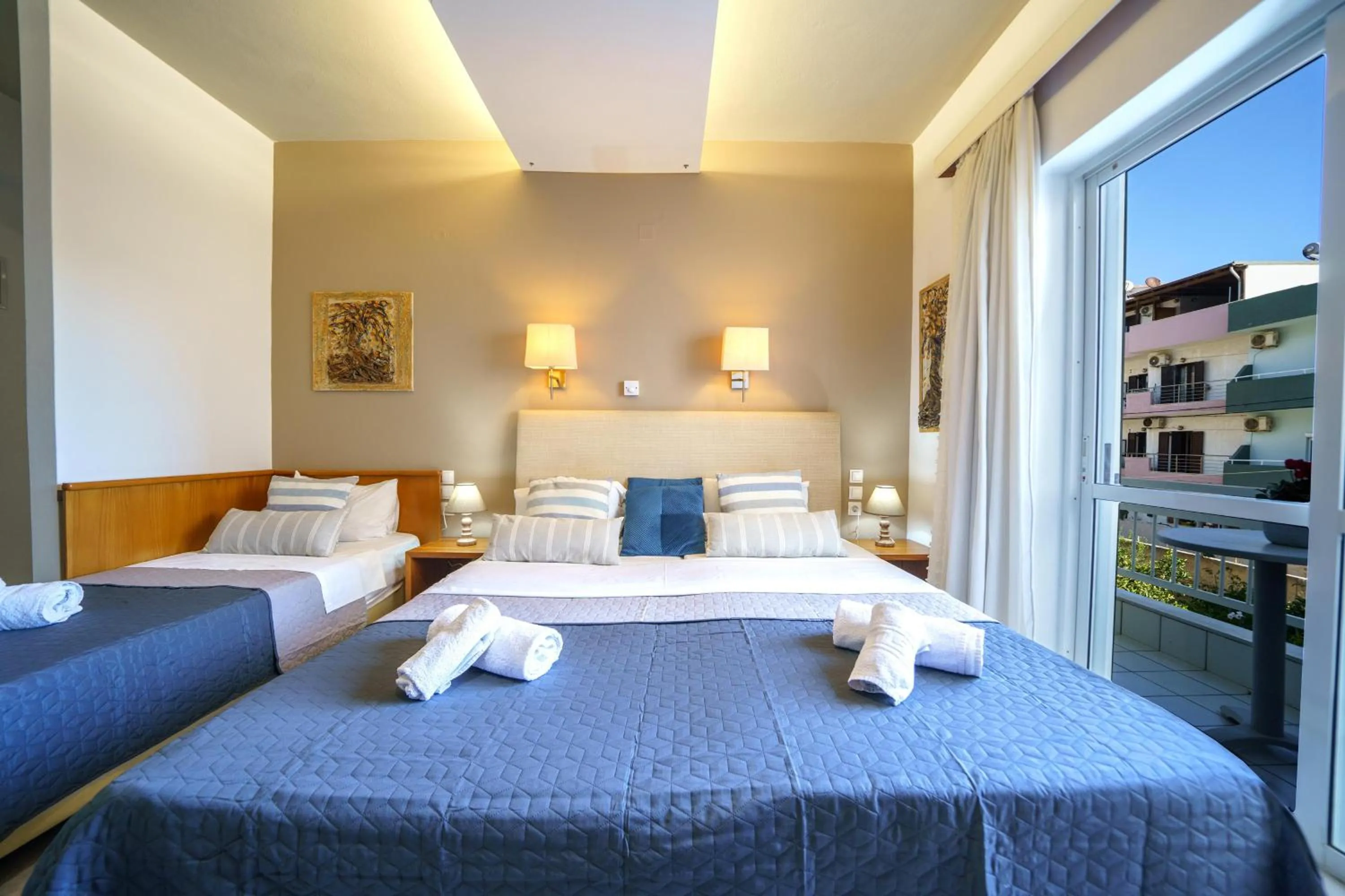 Bedroom, Bed in RODI BLUE apartments