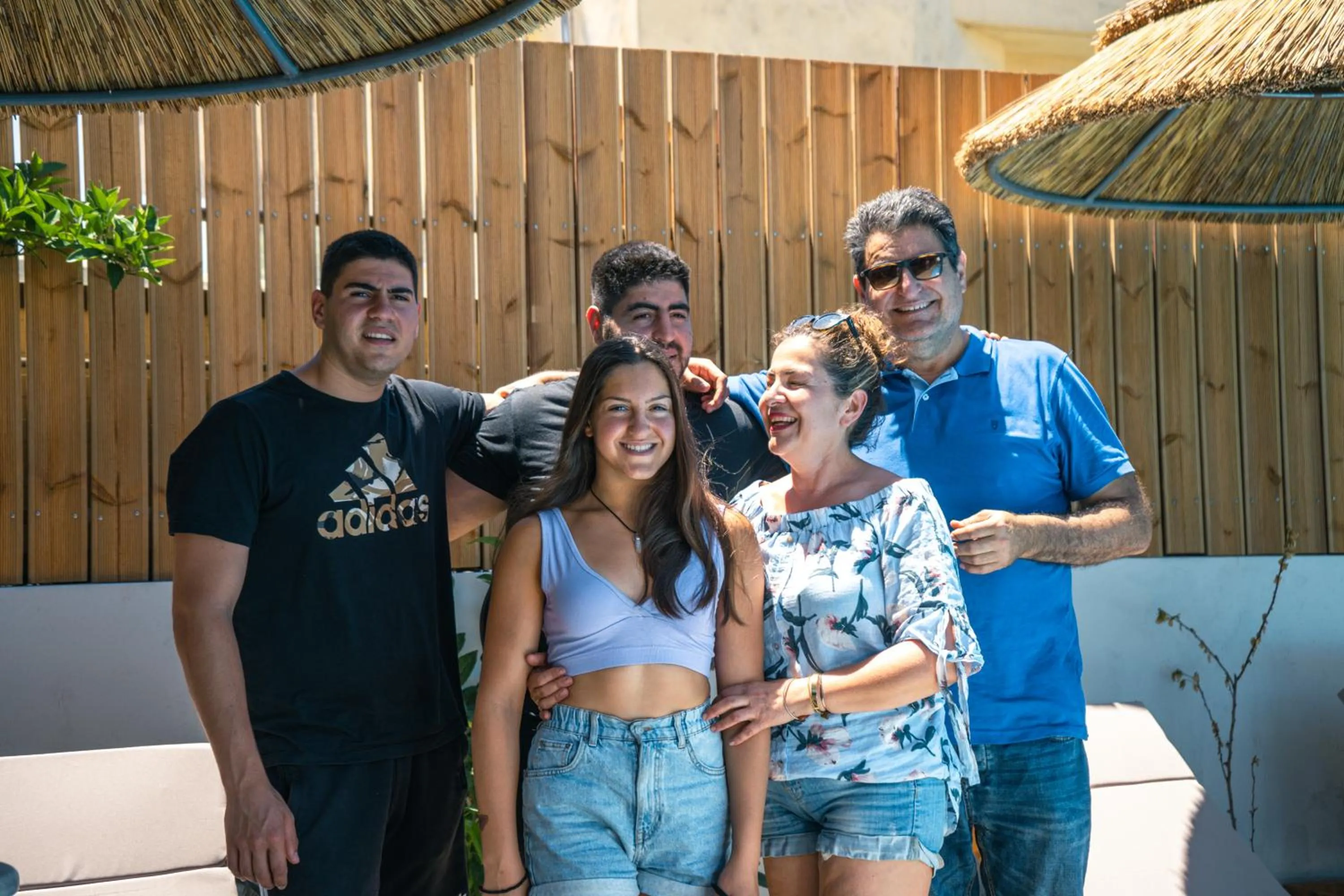 Family in RODI BLUE apartments