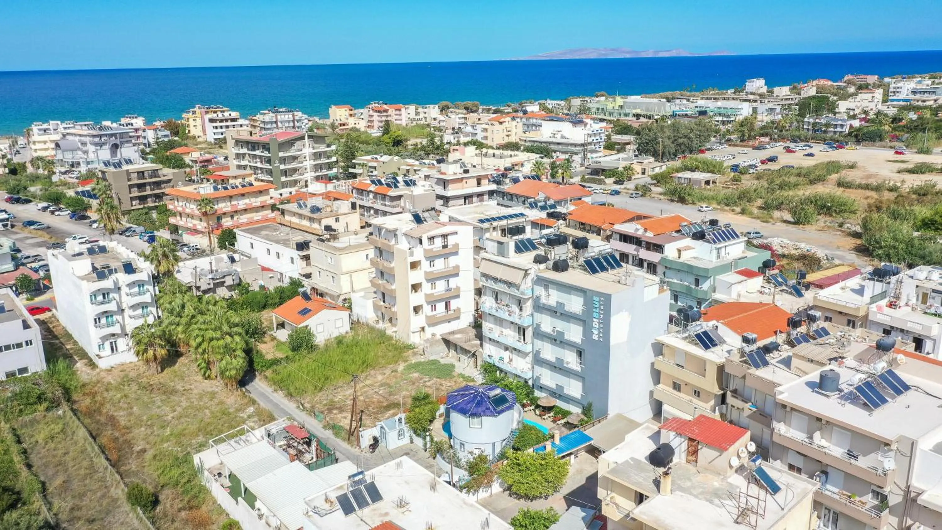 Bird's eye view in RODI BLUE apartments