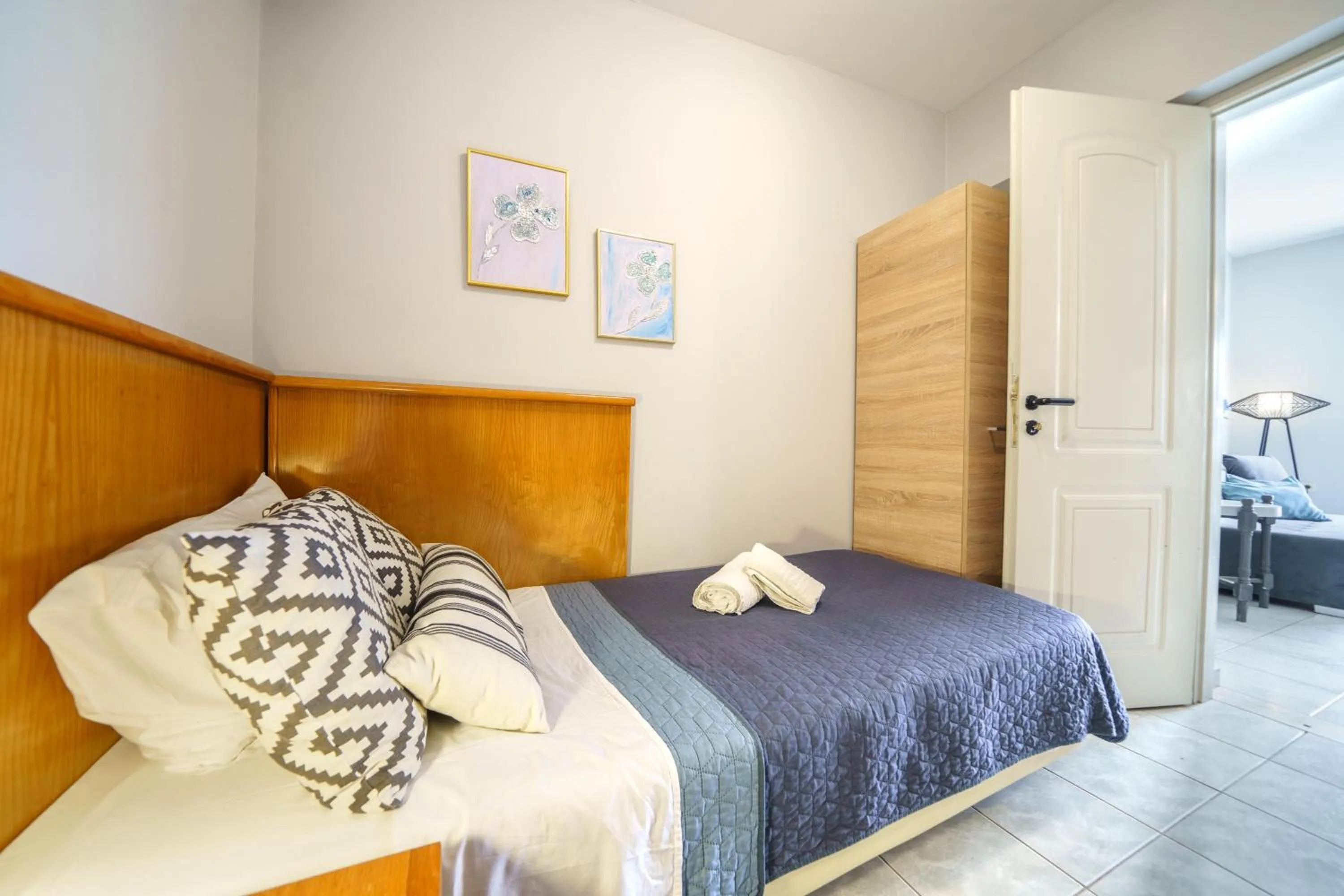 Bedroom, Bed in RODI BLUE apartments