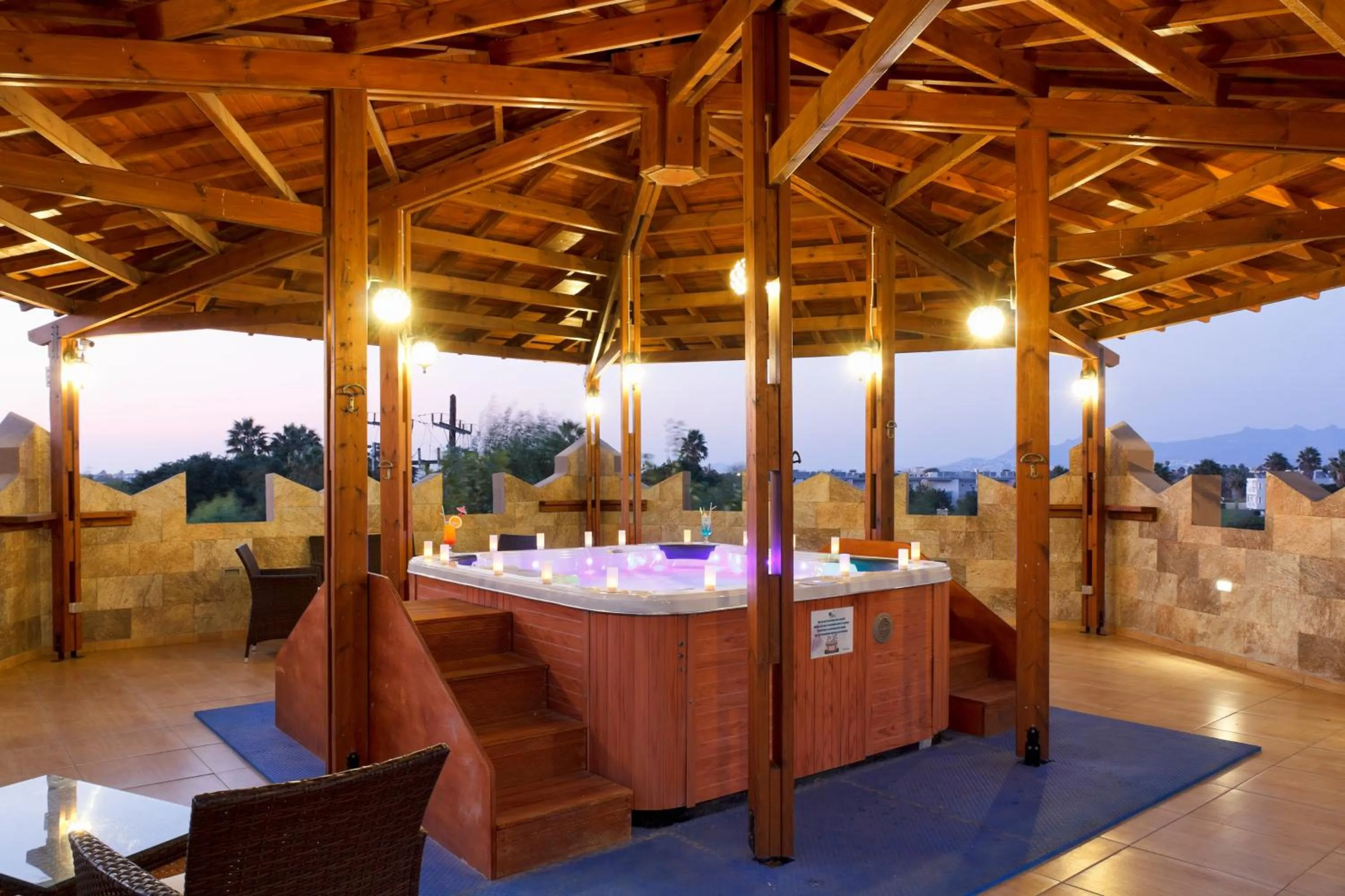 Open Air Bath in Gaia Garden