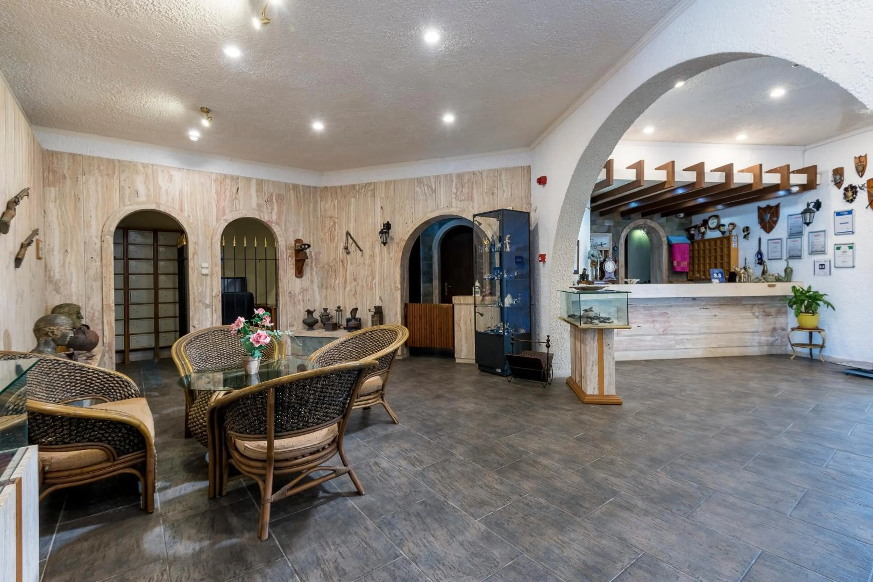 Lobby or reception in Gaia Garden