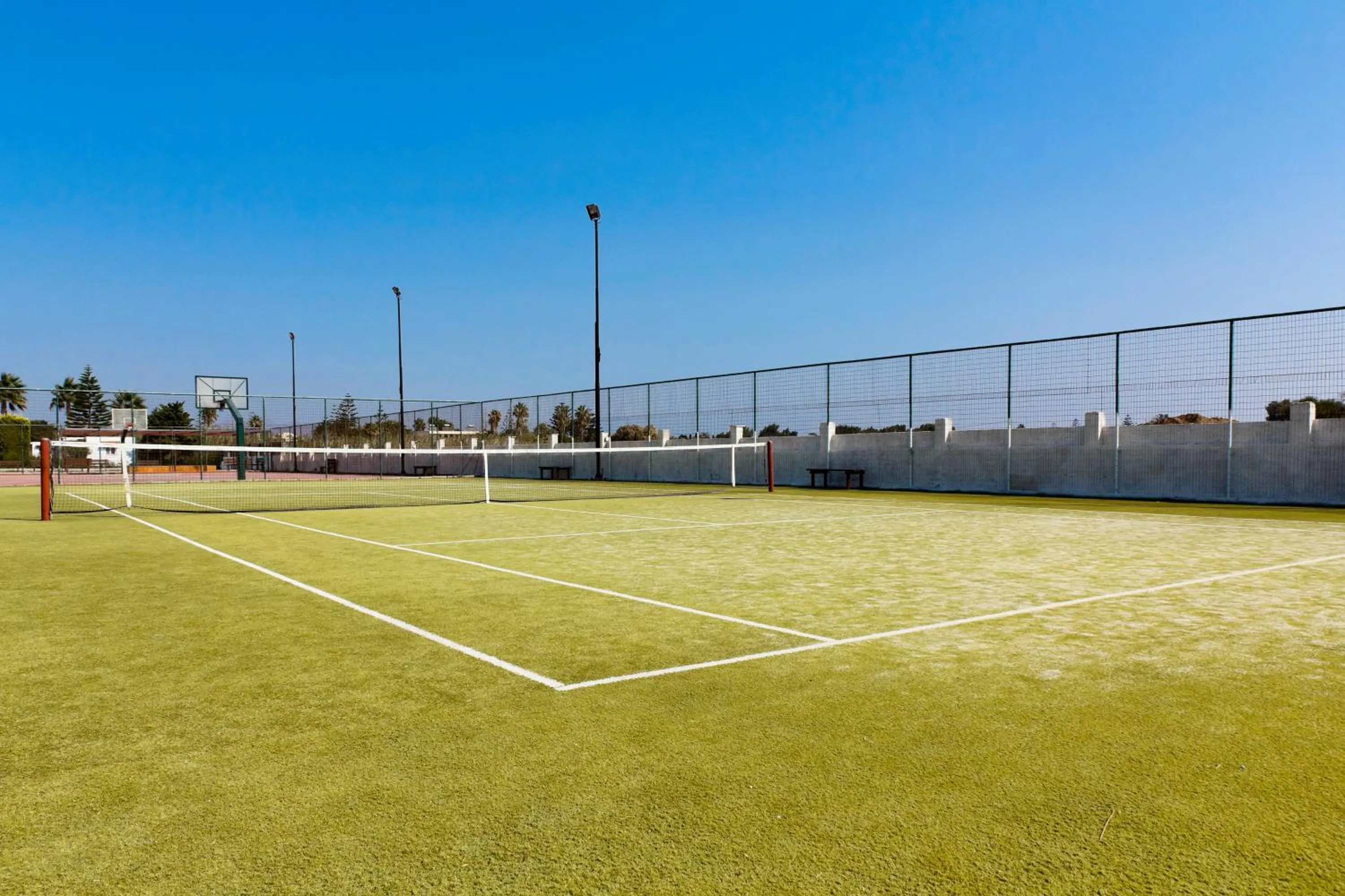 Tennis court in Gaia Garden