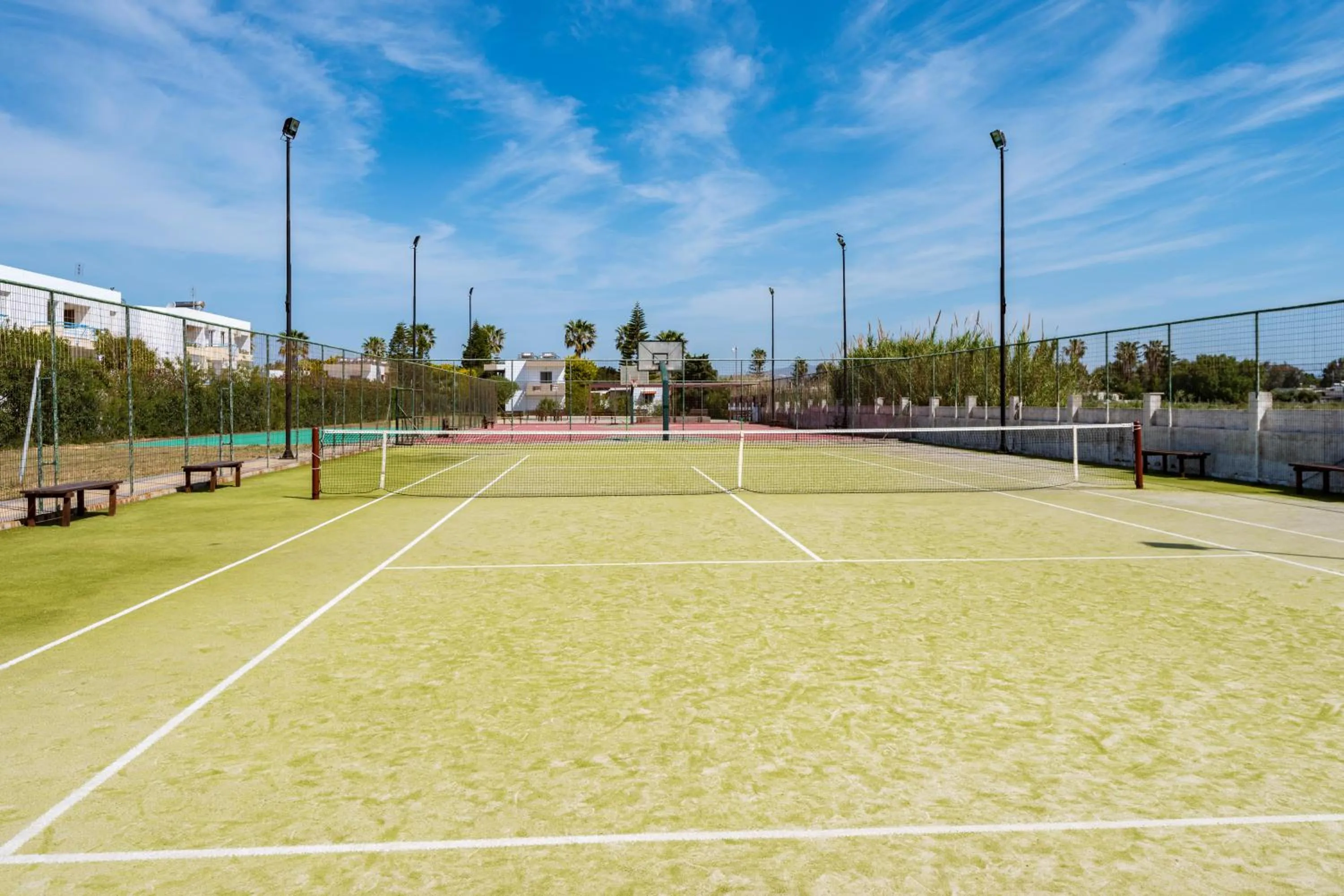 Tennis court in Gaia Garden