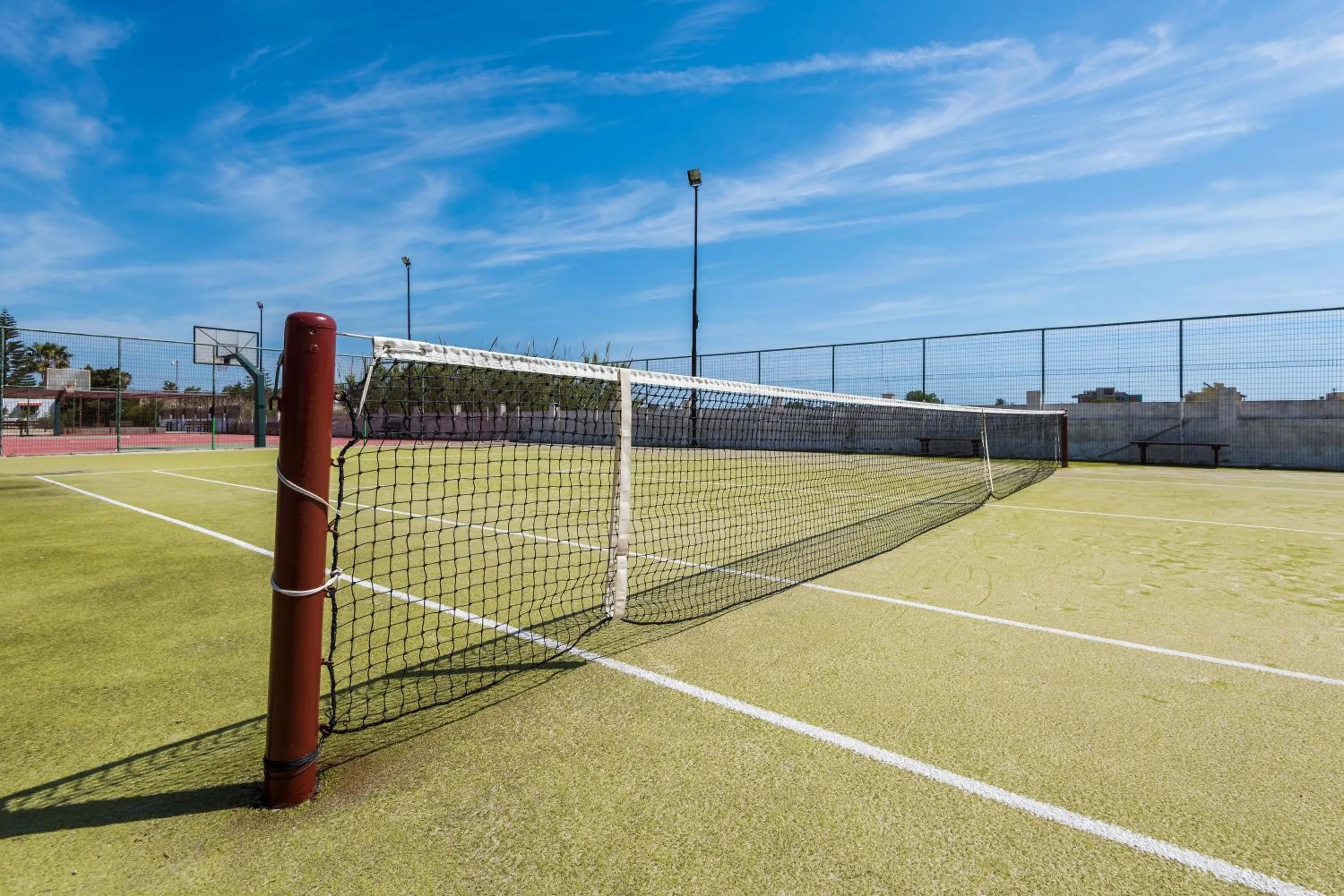 Tennis court in Gaia Garden
