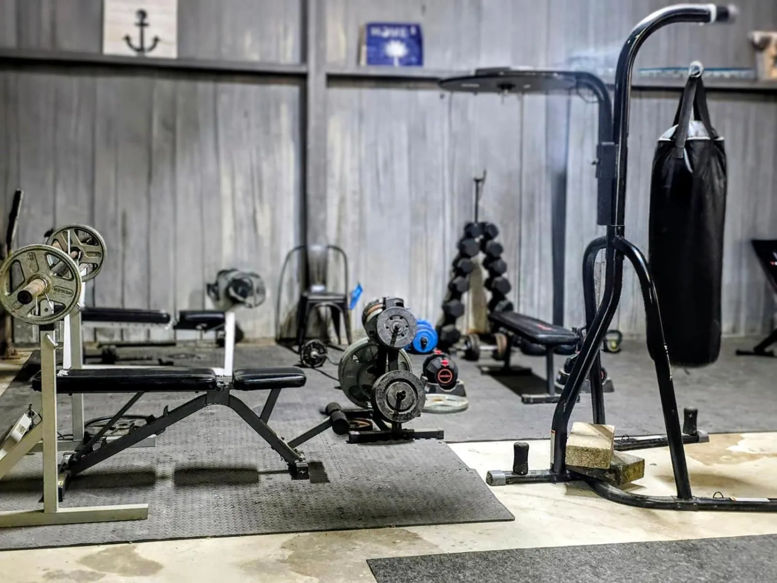 Fitness centre/facilities in Bells Marina & Fishing Resort - Santee Lake Marion by I95 - Family Adventure, Pets on Request!