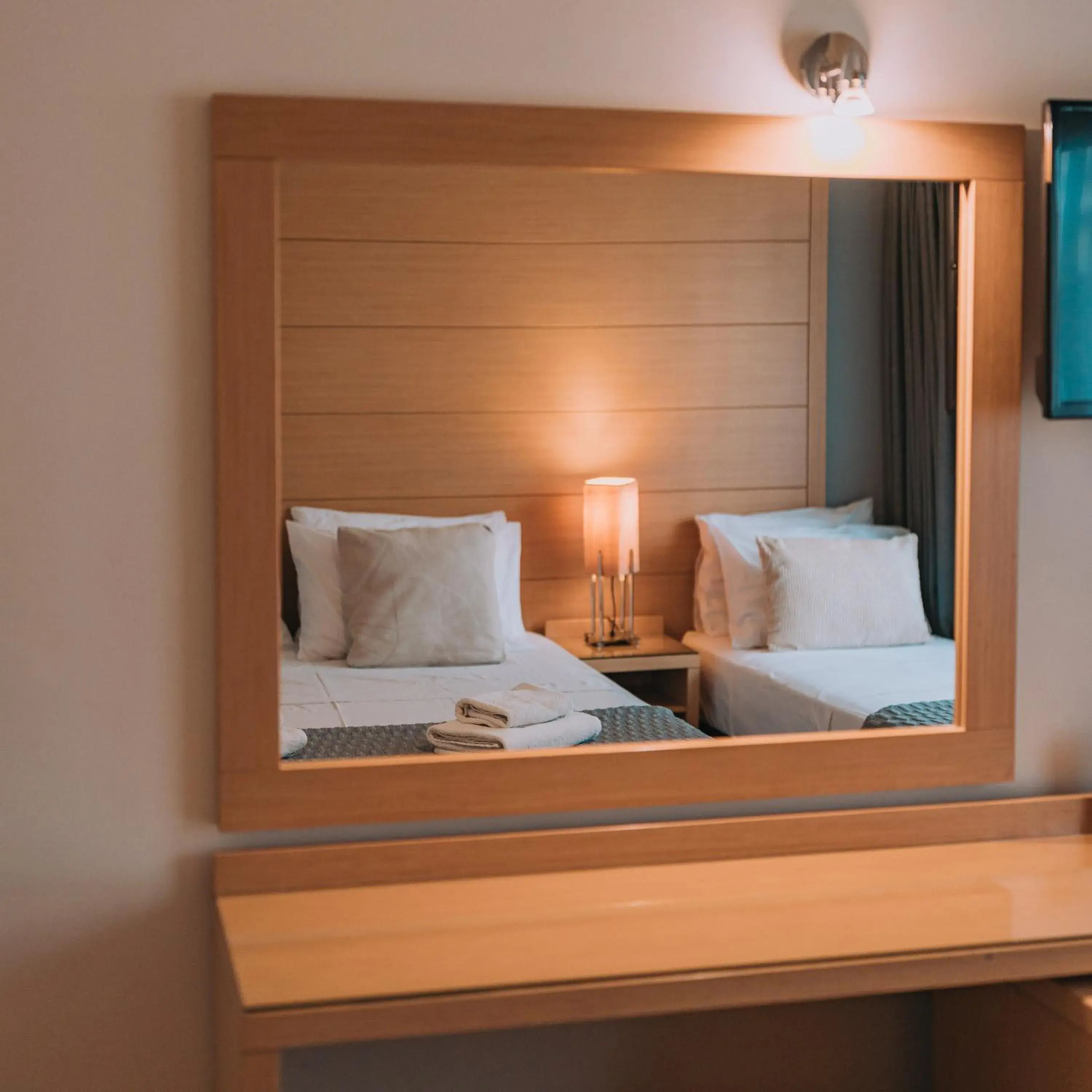 Bed in Parnon Hotel Bed in Parnon Hotel