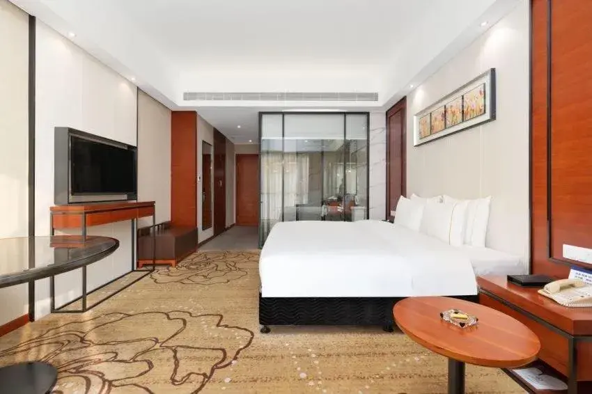 Bed in 深圳国际会展中心凯嘉酒店-Shenzhen Kaijia Hotel-Shenzhen-World Bed in 深圳国际会展中心凯嘉酒店-Shenzhen Kaijia Hotel-Shenzhen-World