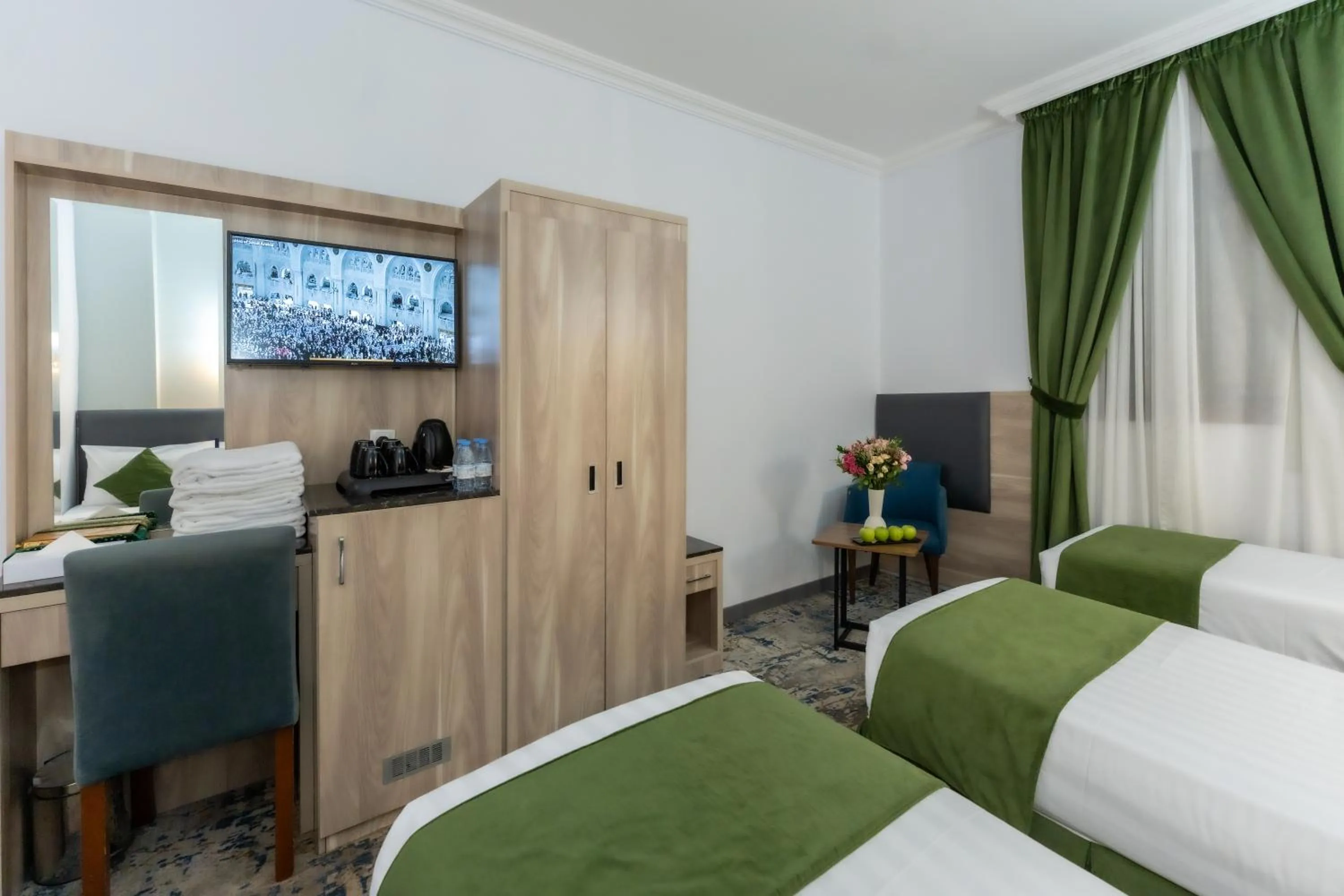 Bed in Hayah Al Masi Hotel