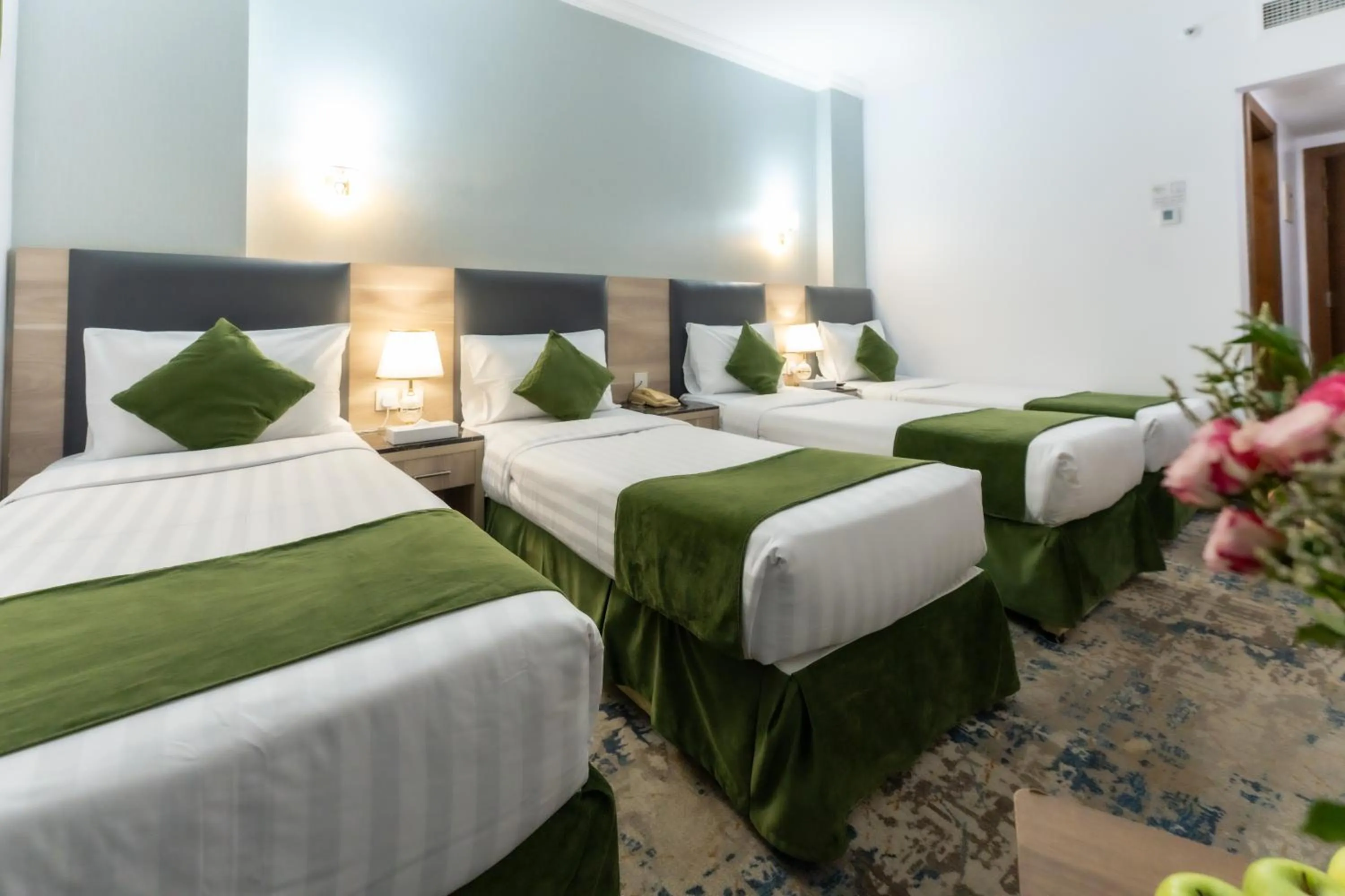 Bed in Hayah Al Masi Hotel