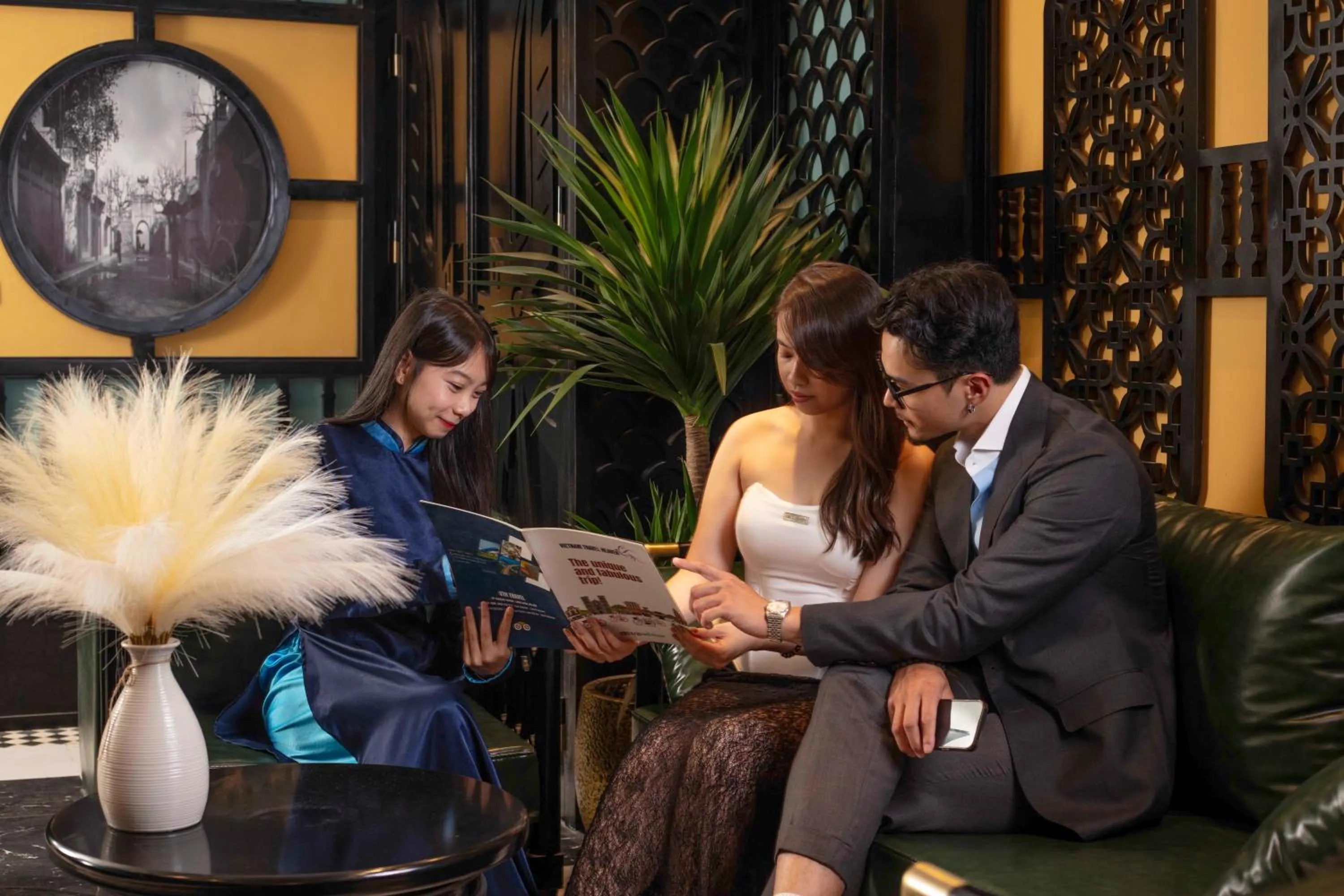 group of guests in Madelise Palace Hotel & Travel