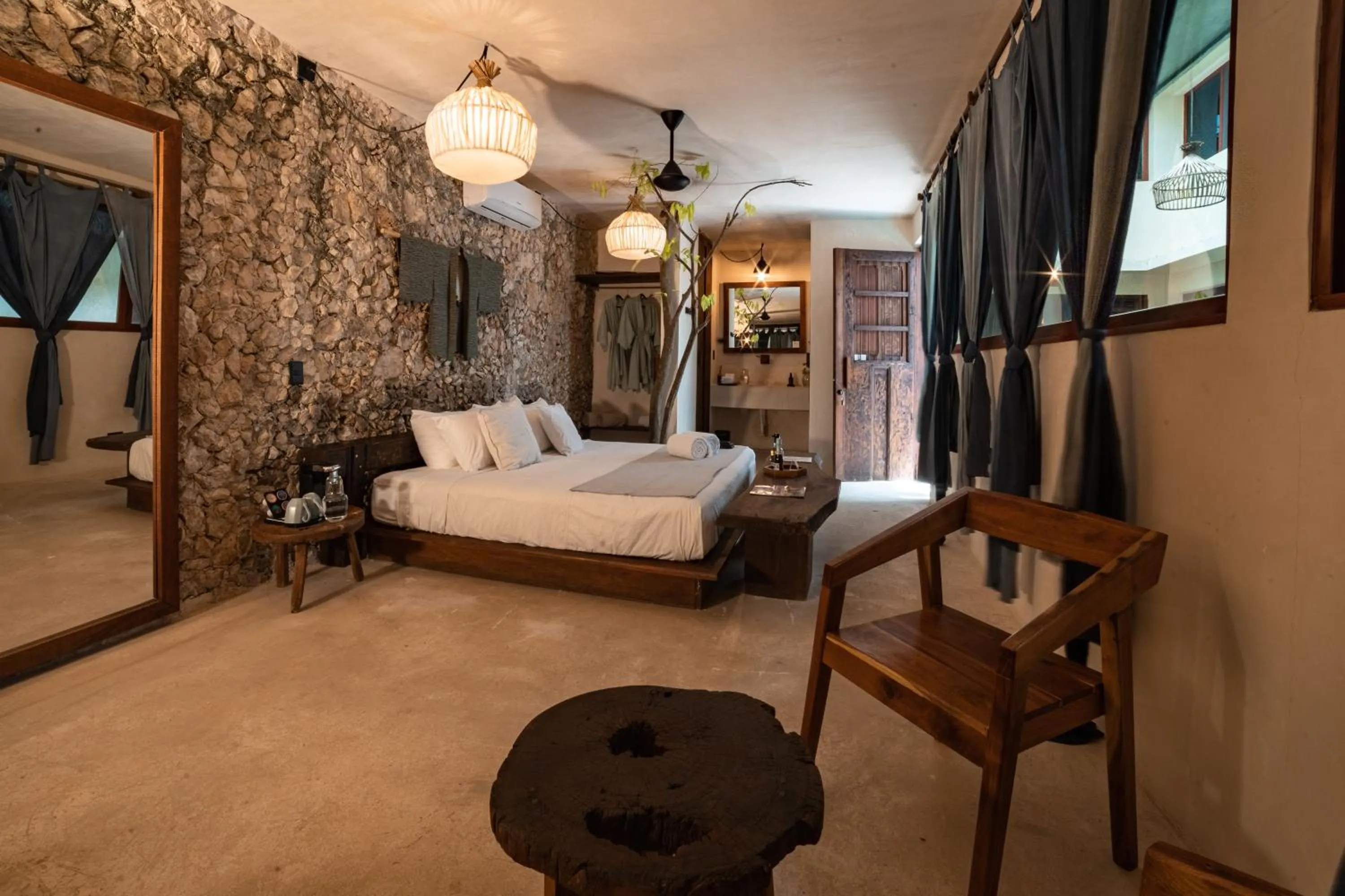 Bed in Japoneza Retreat Mérida - Adults Only by Cercana