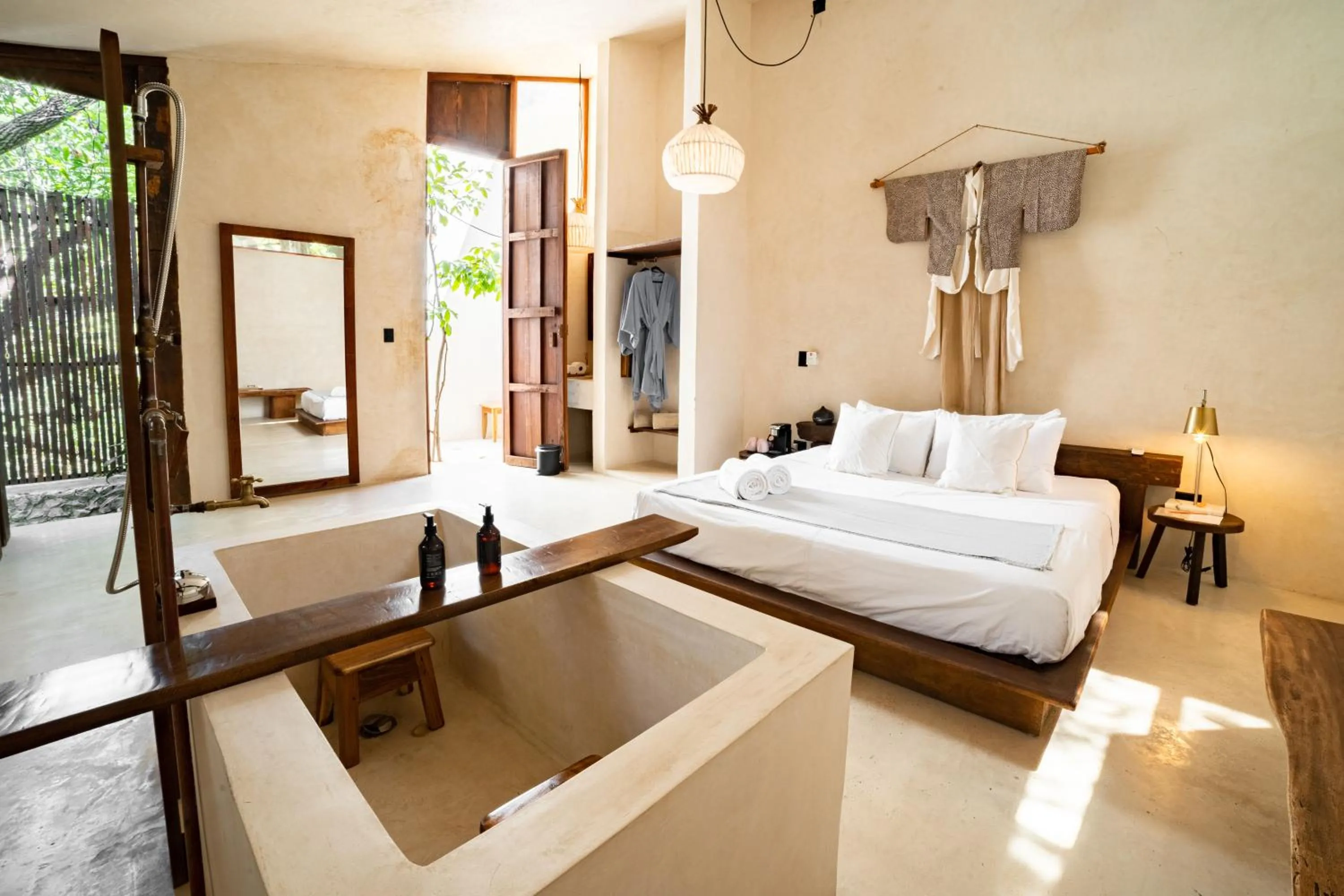 Bed in Japoneza Retreat Mérida - Adults Only by Cercana