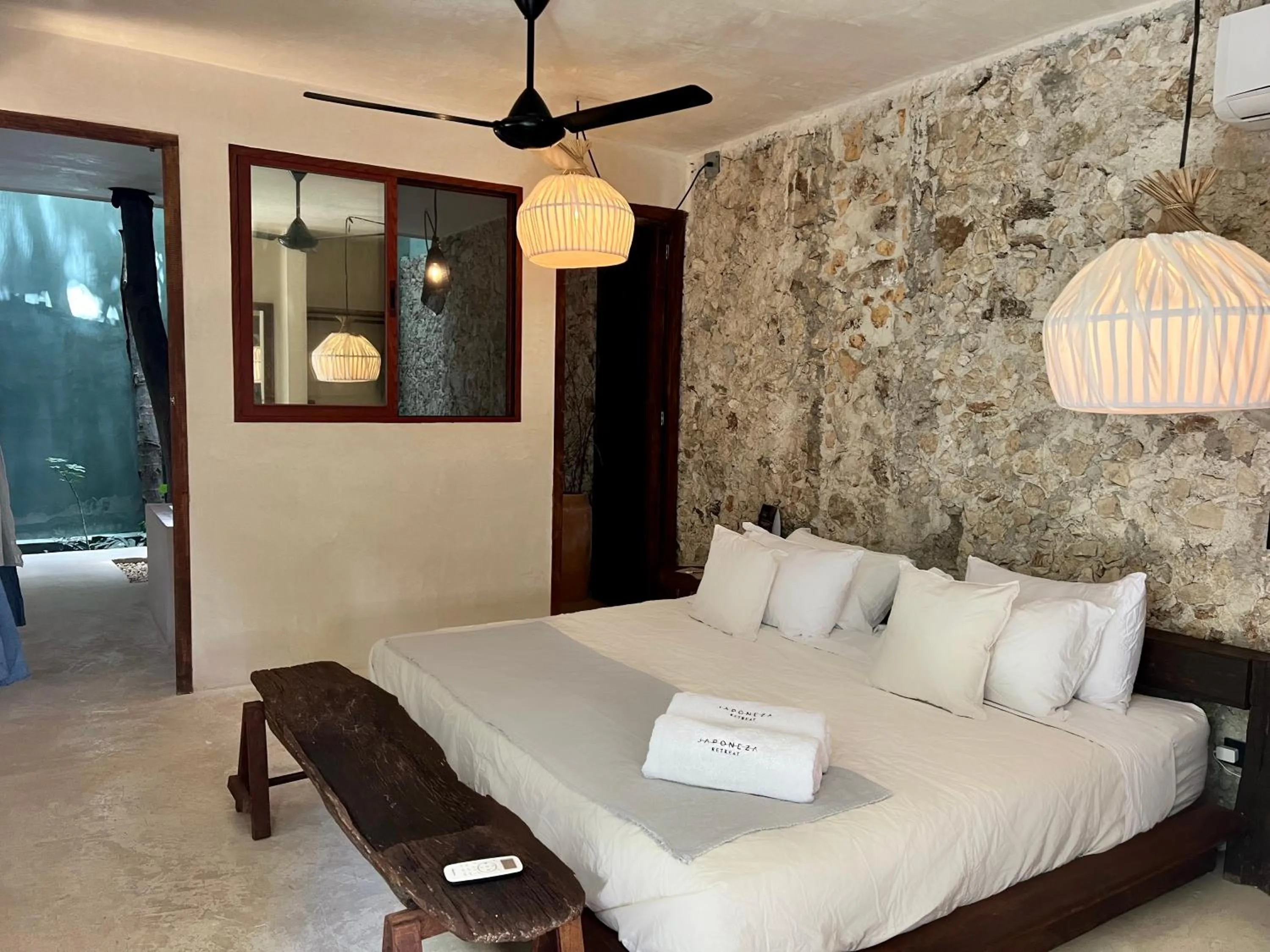 Bed in Japoneza Retreat Mérida - Adults Only by Cercana