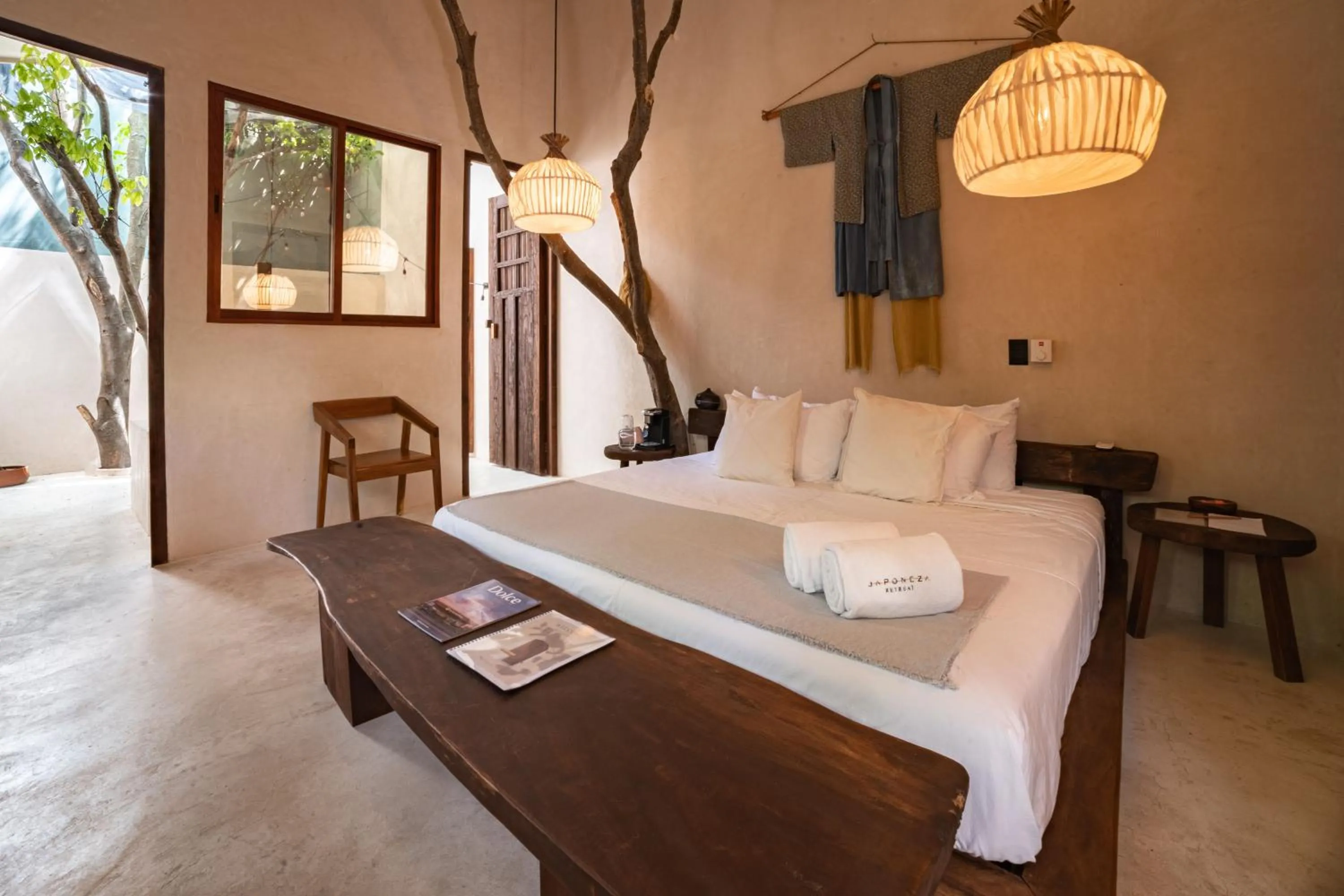 Bed in Japoneza Retreat Mérida - Adults Only by Cercana