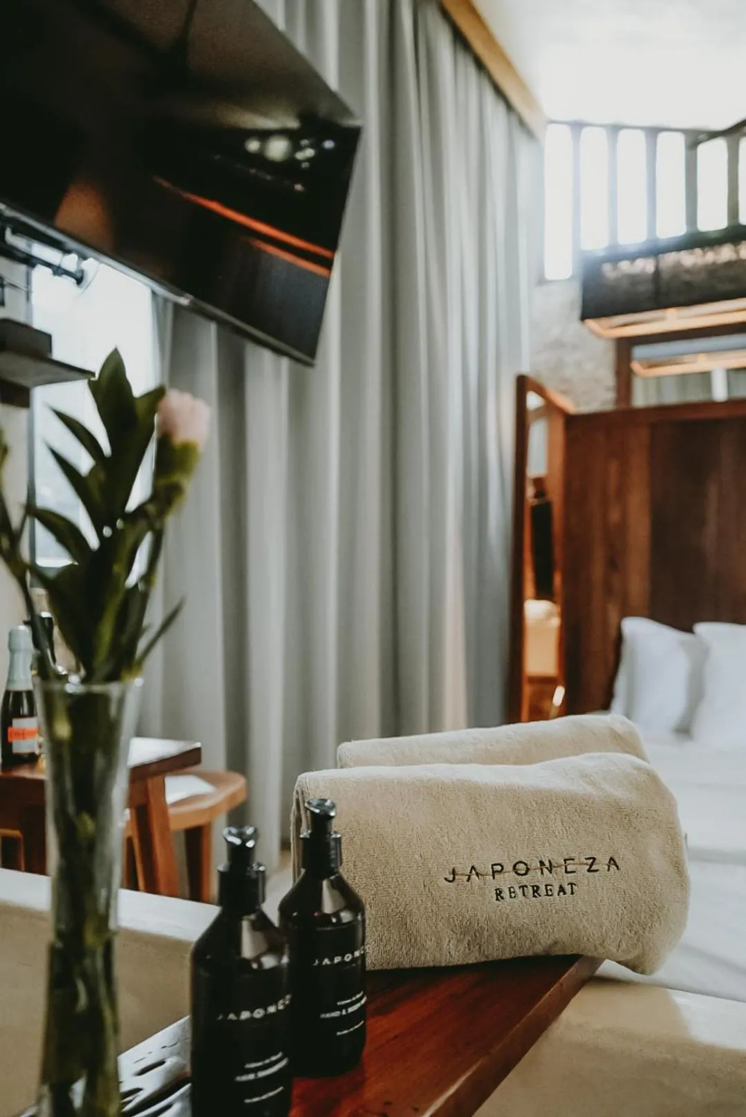 TV and multimedia, Bed in Japoneza Retreat Mérida - Adults Only by Cercana