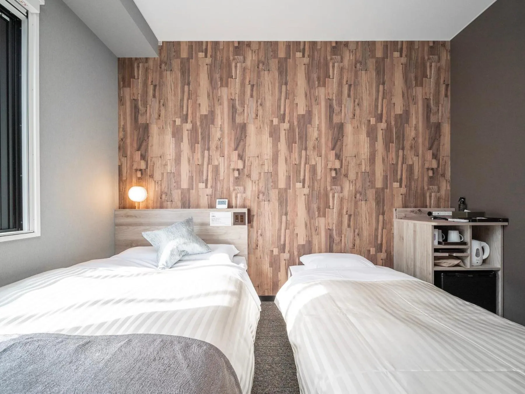 Bed in Super Hotel Premier Namba Shinsaibashi Natural Hot Spring