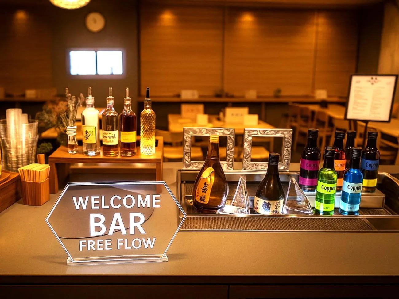 Lounge or bar in Super Hotel Premier Namba Shinsaibashi Natural Hot Spring