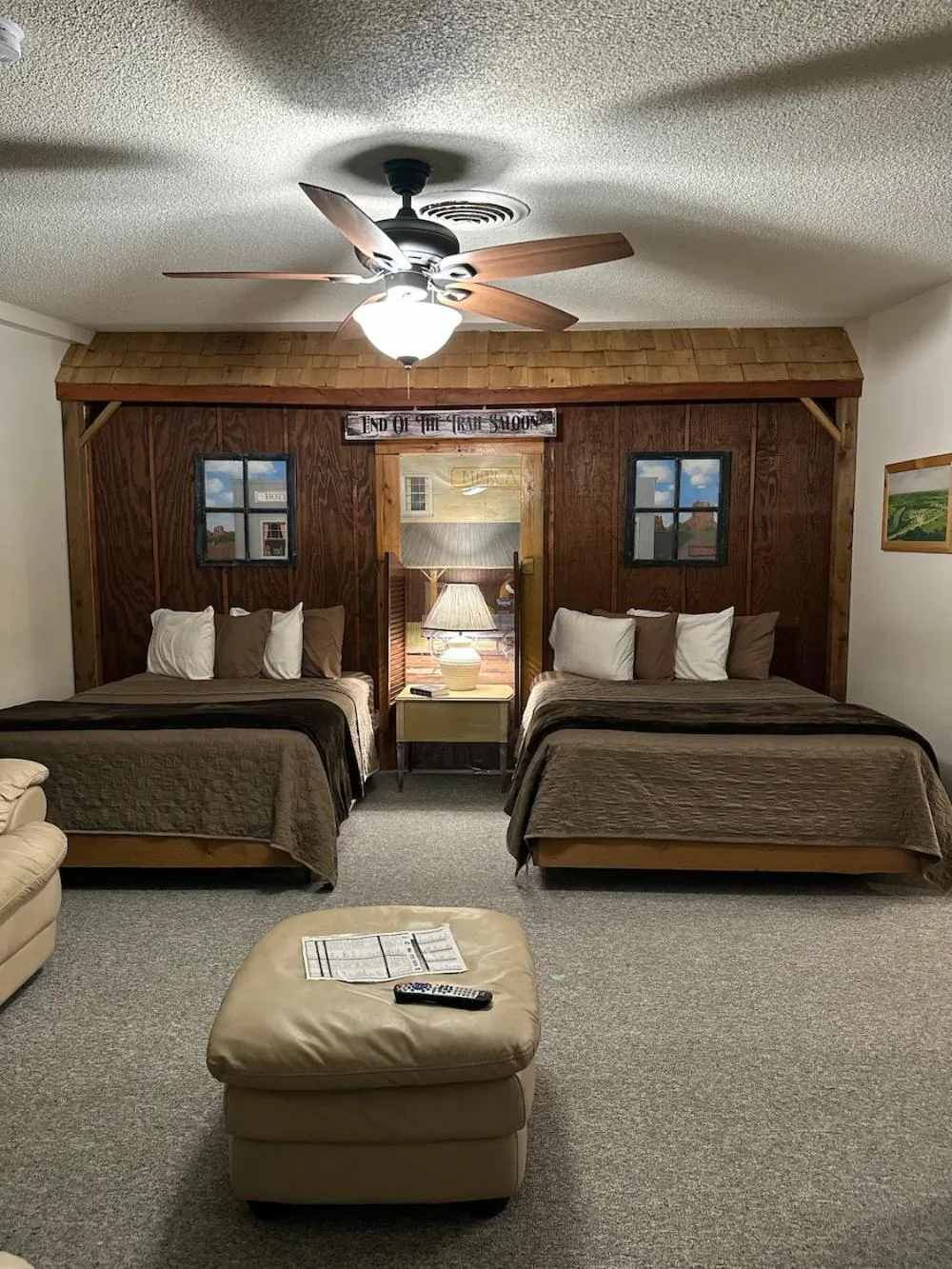 Bed in Country Cabins Hotel