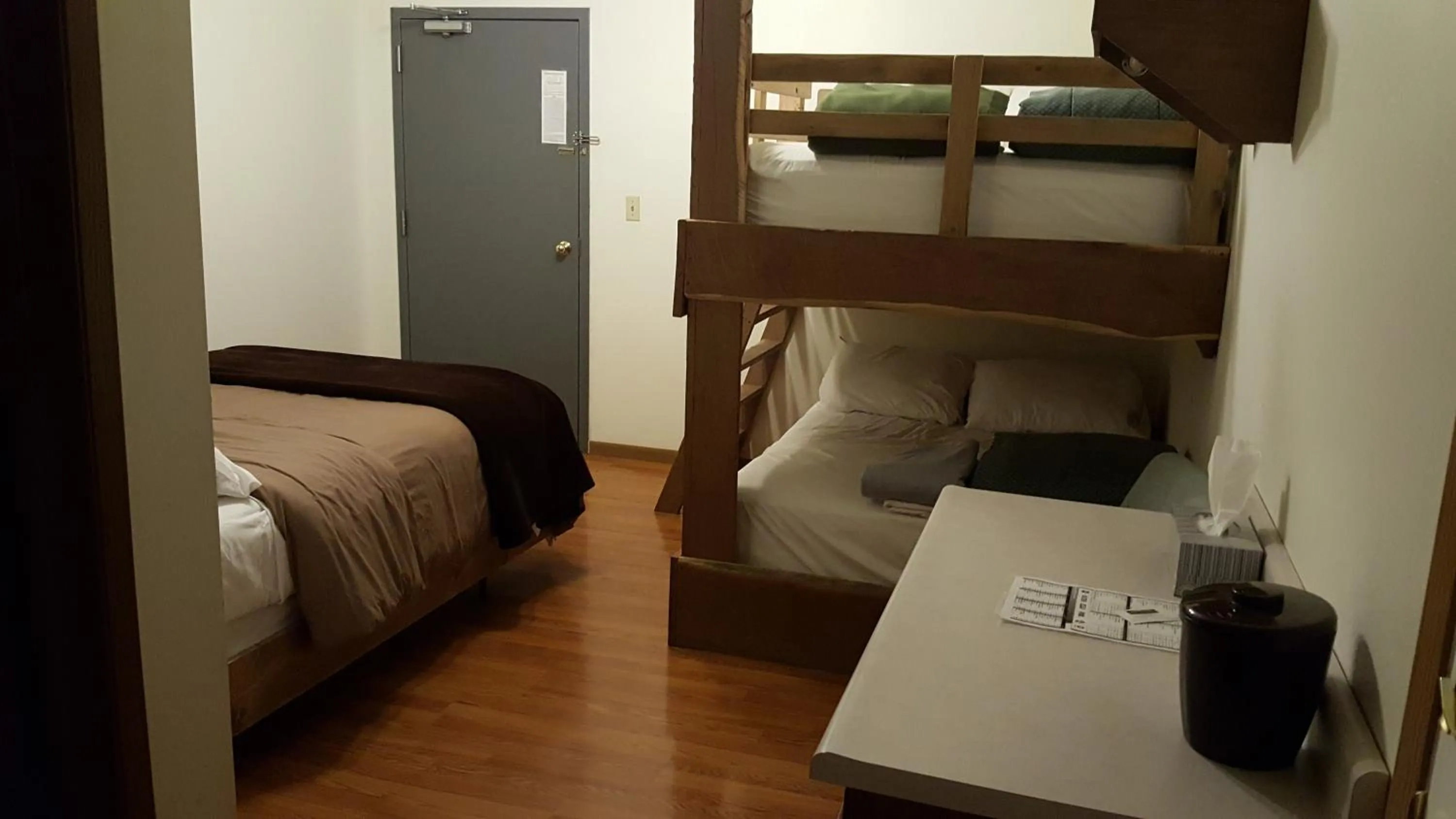 Bed in Country Cabins Hotel