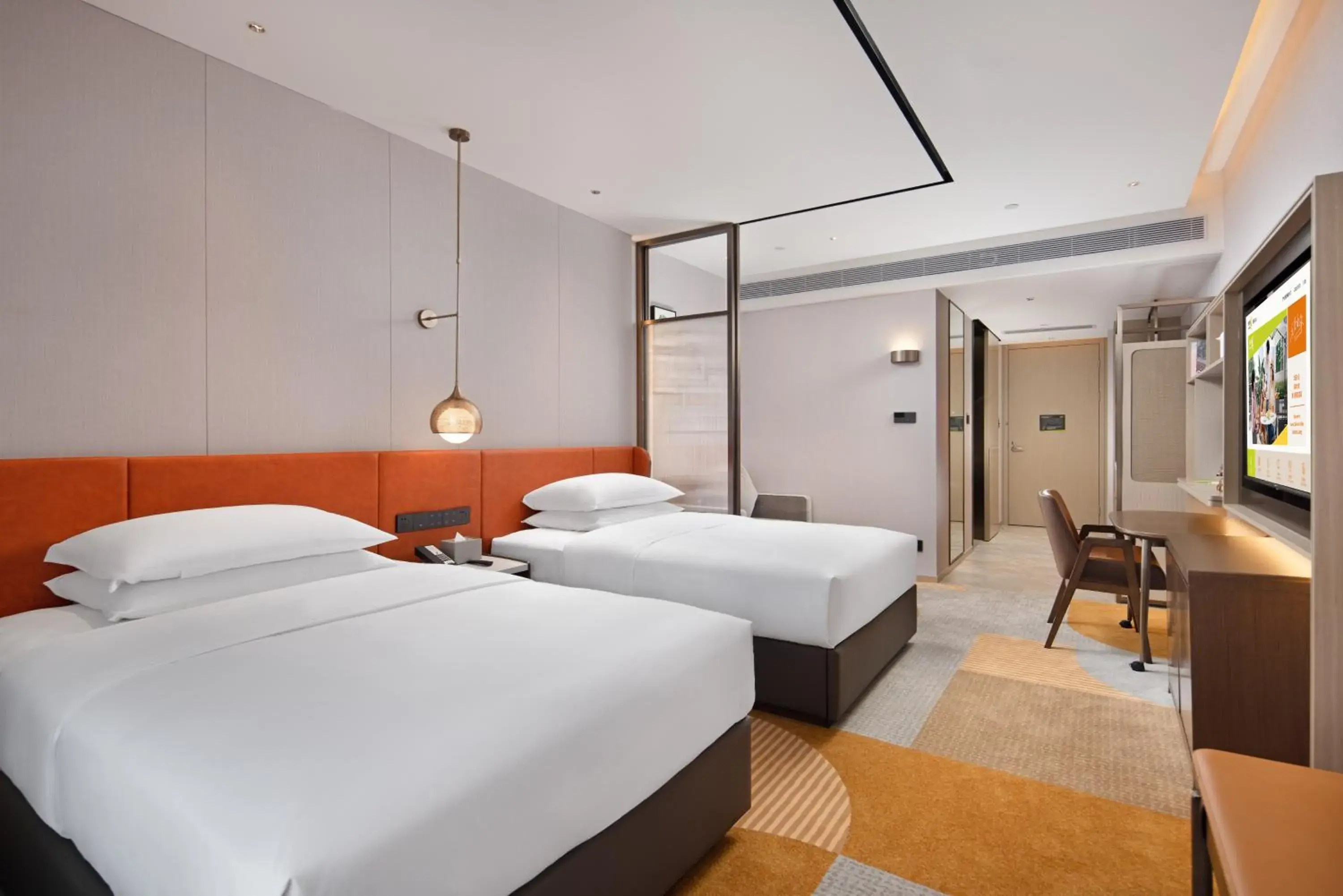Bed in Home2 Suites By Hilton Shenzhen Dalang Bed in Home2 Suites By Hilton Shenzhen Dalang