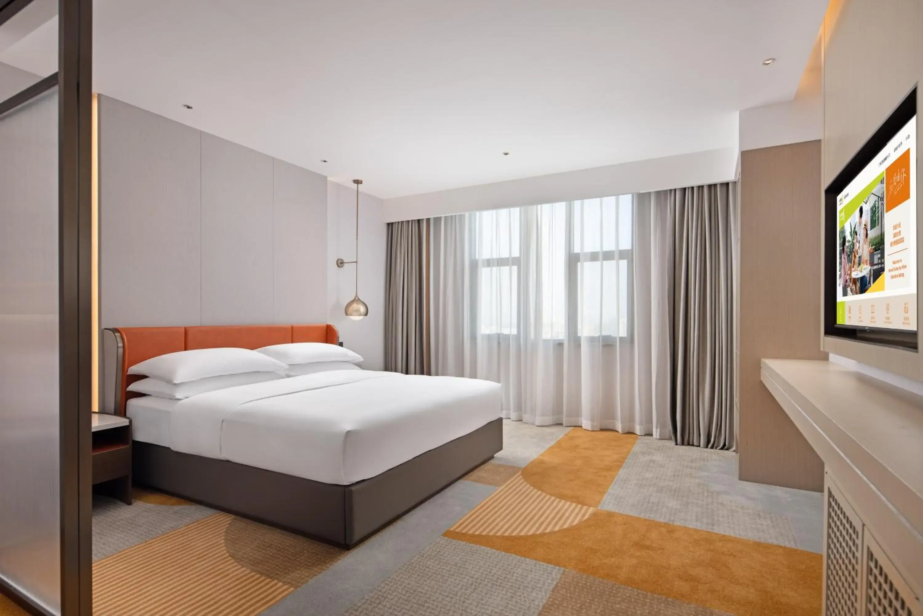 Bed in Home2 Suites By Hilton Shenzhen Dalang Bed in Home2 Suites By Hilton Shenzhen Dalang