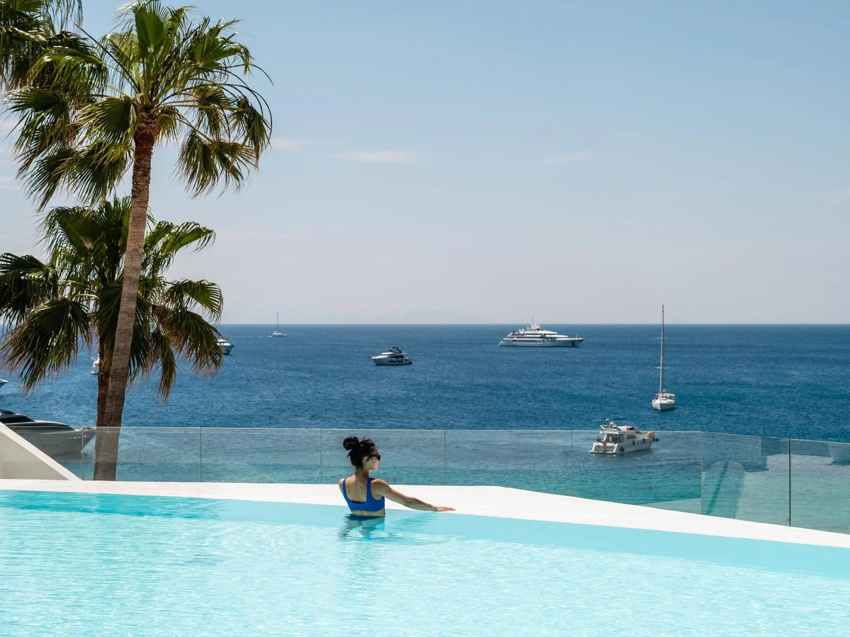 People in Mykonos Blu, A Grecotel Resort to Live